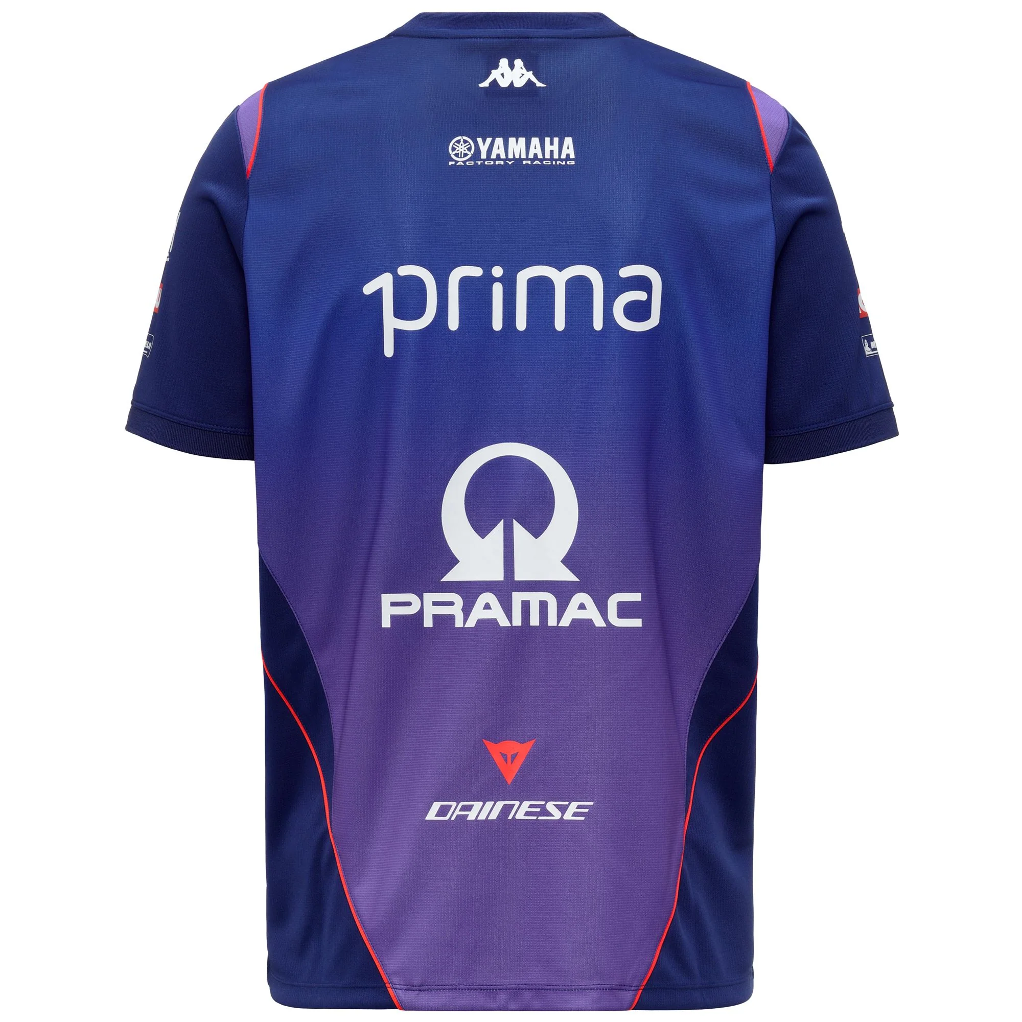 AMIRIMO PRAMAC - Active Jerseys - T-Shirt - Man - BLUE PRINT-VIOLET DEEP LAVANDER- ORANGE TOMATO - Image 3