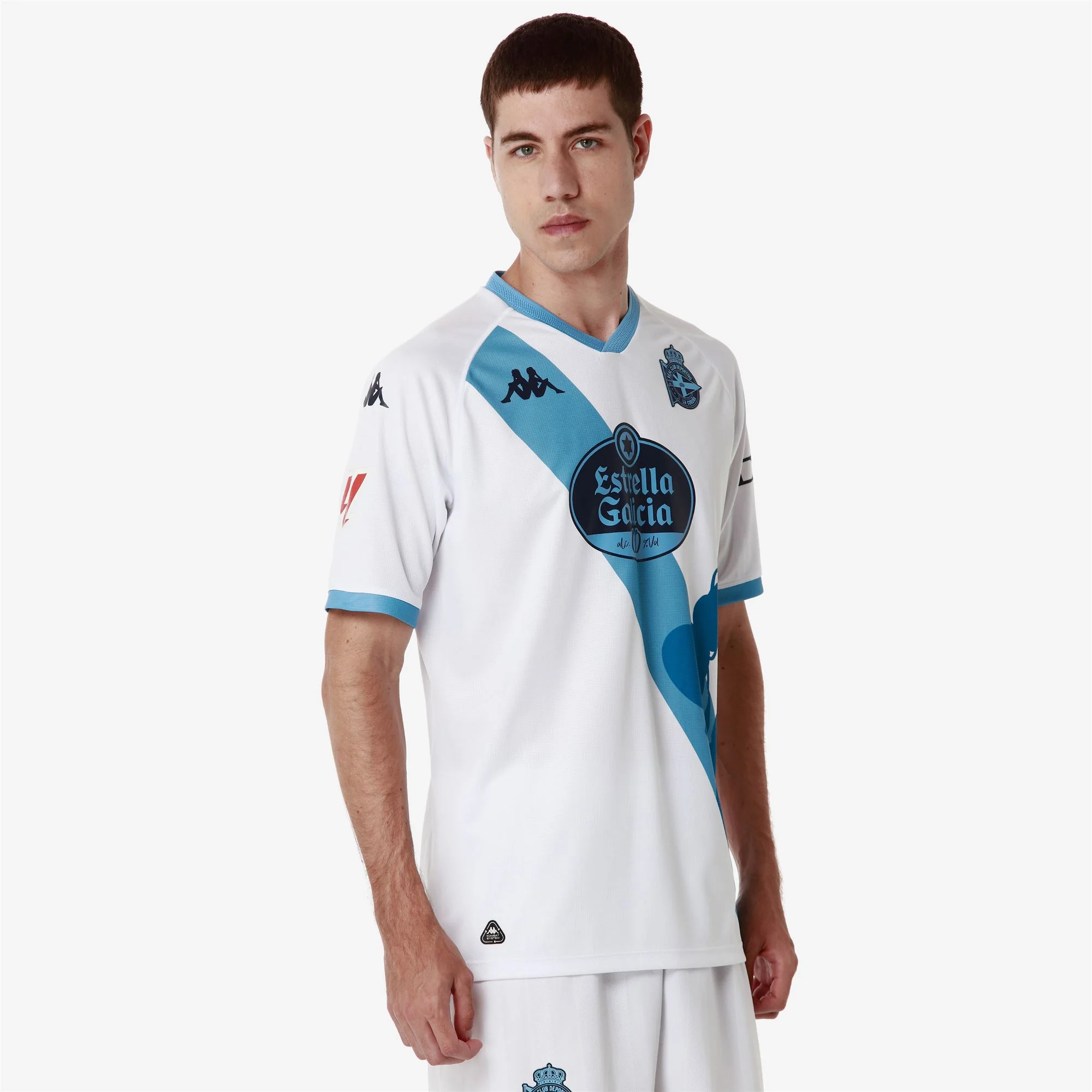 KOMBAT 2025 DEPORTIVO - Active Jerseys - Shirt - Man - WHITE-AZURE DK-SPONSOR1 - Image 7