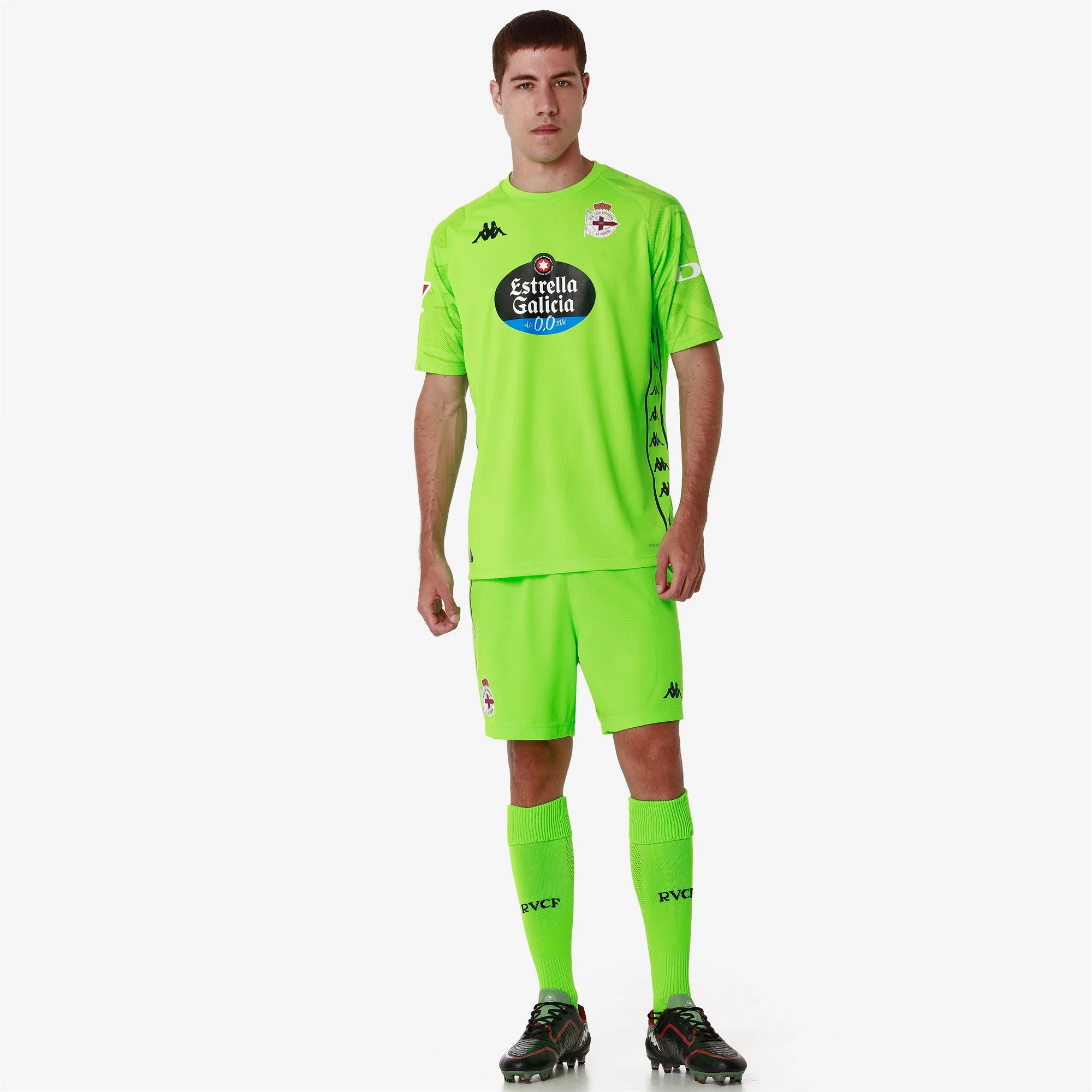 KOMBAT GK 2025 DEPORTIVO - Active Jerseys - Shirt - Man - NEON GREEN-BLACK - Image 5