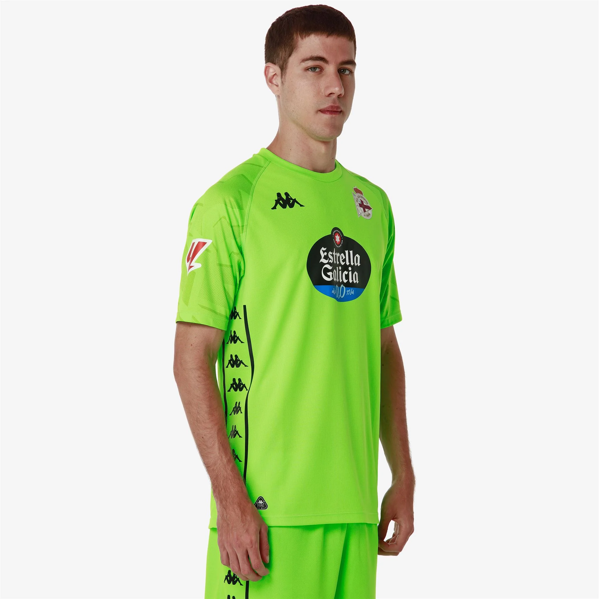KOMBAT GK 2025 DEPORTIVO - Active Jerseys - Shirt - Man - NEON GREEN-BLACK - Image 7