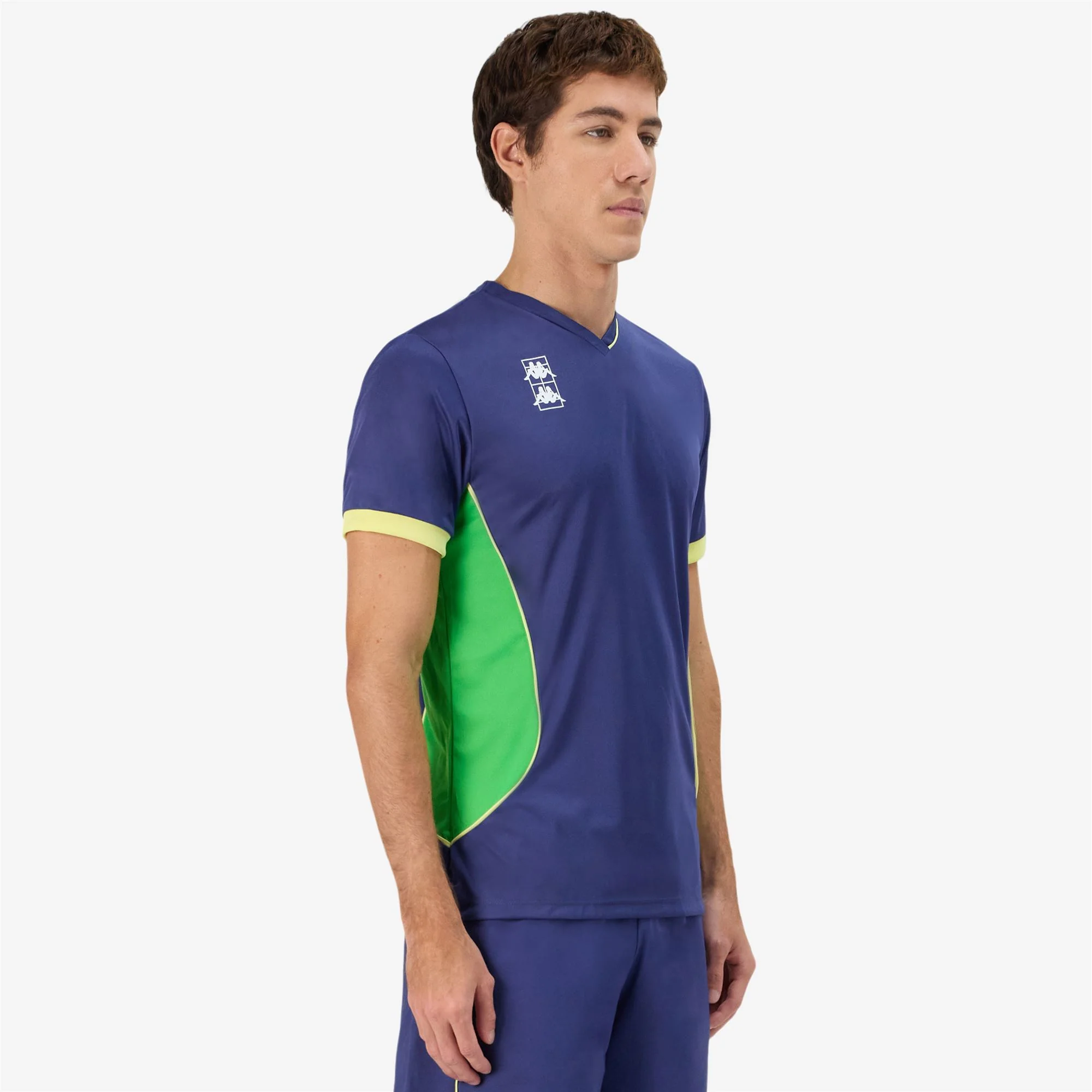 KOMBAT PADEL GHINO - Active Jerseys - Shirt - Man - BLUE TWILIGHT-GREEN FLUO-YELLOW LT SULPHUR - Image 7
