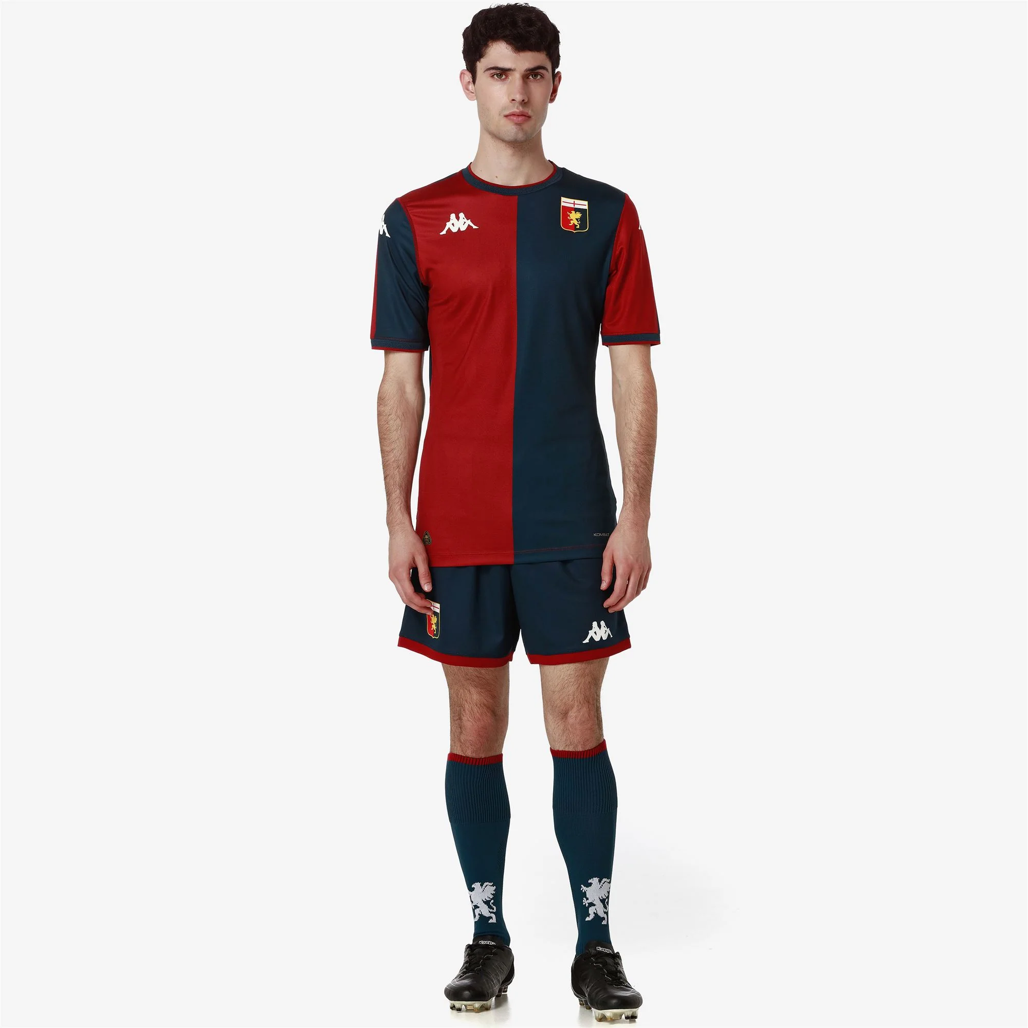 KOMBAT PRO 2025 GENOA - Active Jerseys - Shirt - Man - RED DK DAHLIA-BLUE DK - Image 5