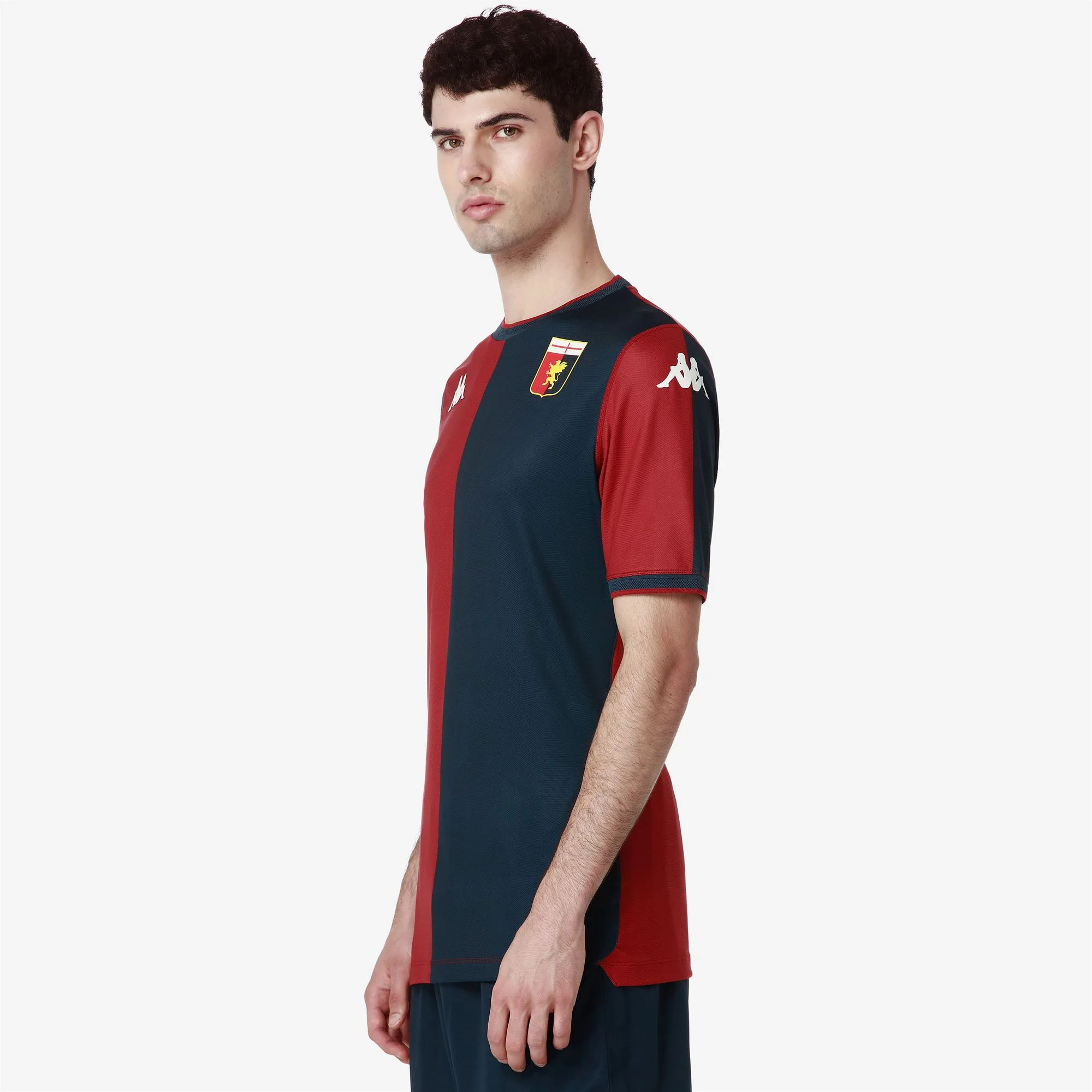 KOMBAT PRO 2025 GENOA - Active Jerseys - Shirt - Man - RED DK DAHLIA-BLUE DK - Image 7