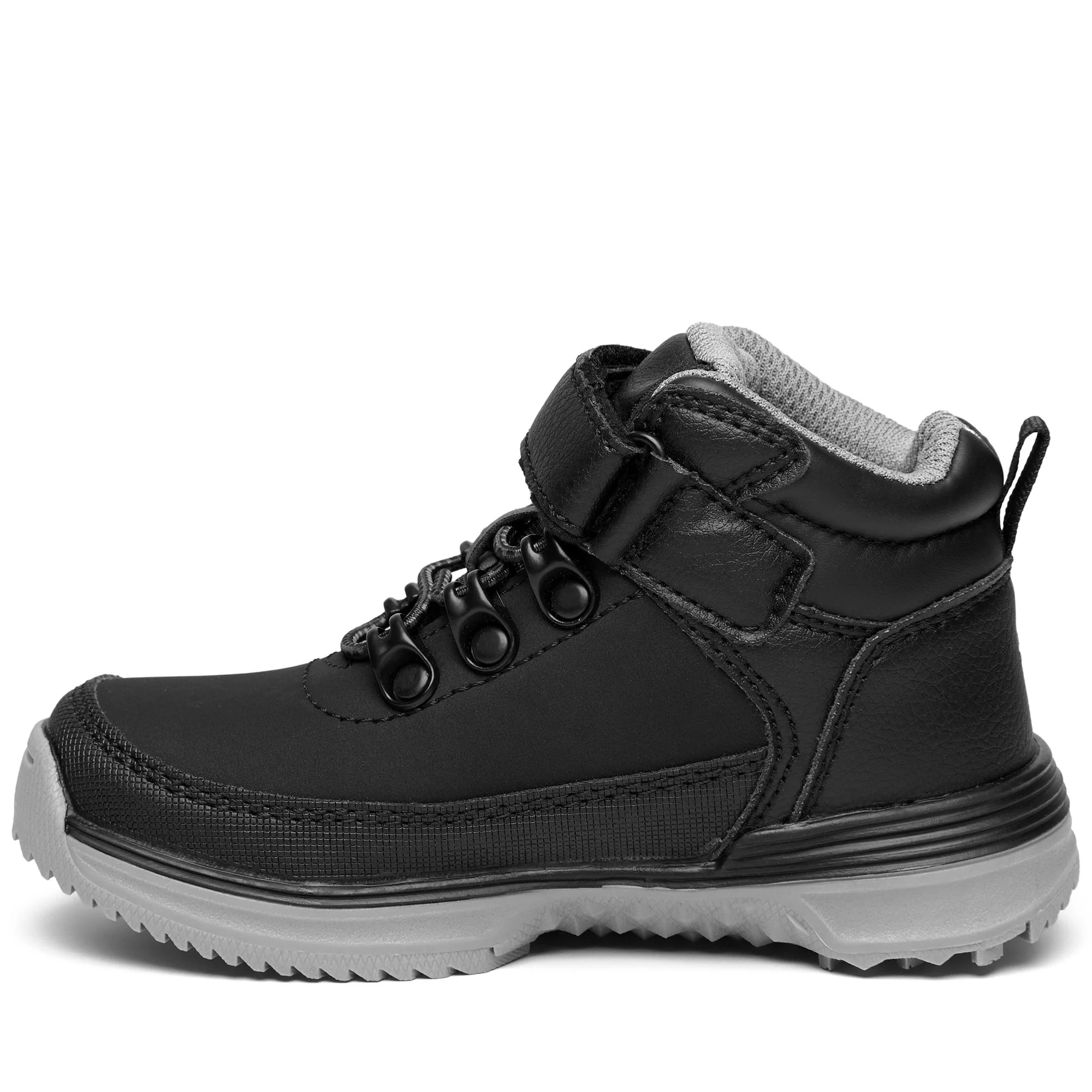 LOGO  MONSI MD EV KID - Ankle Boots - Laced - Kid unisex - BLACK-GREY BISE - Image 5