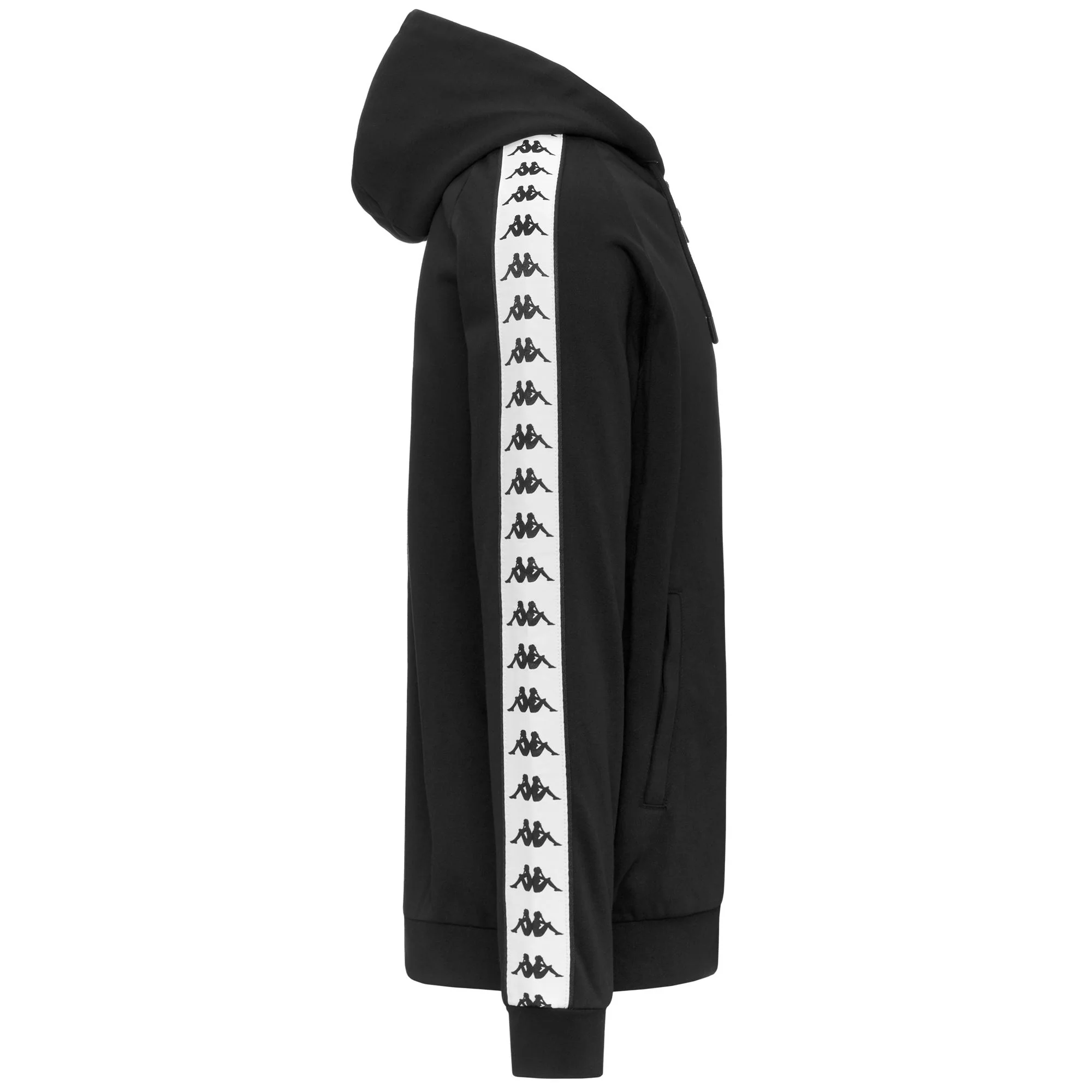 222 BANDA    ZAMIN 3 - Fleece - Jacket - Man - Black-White-Black-White - Image 2