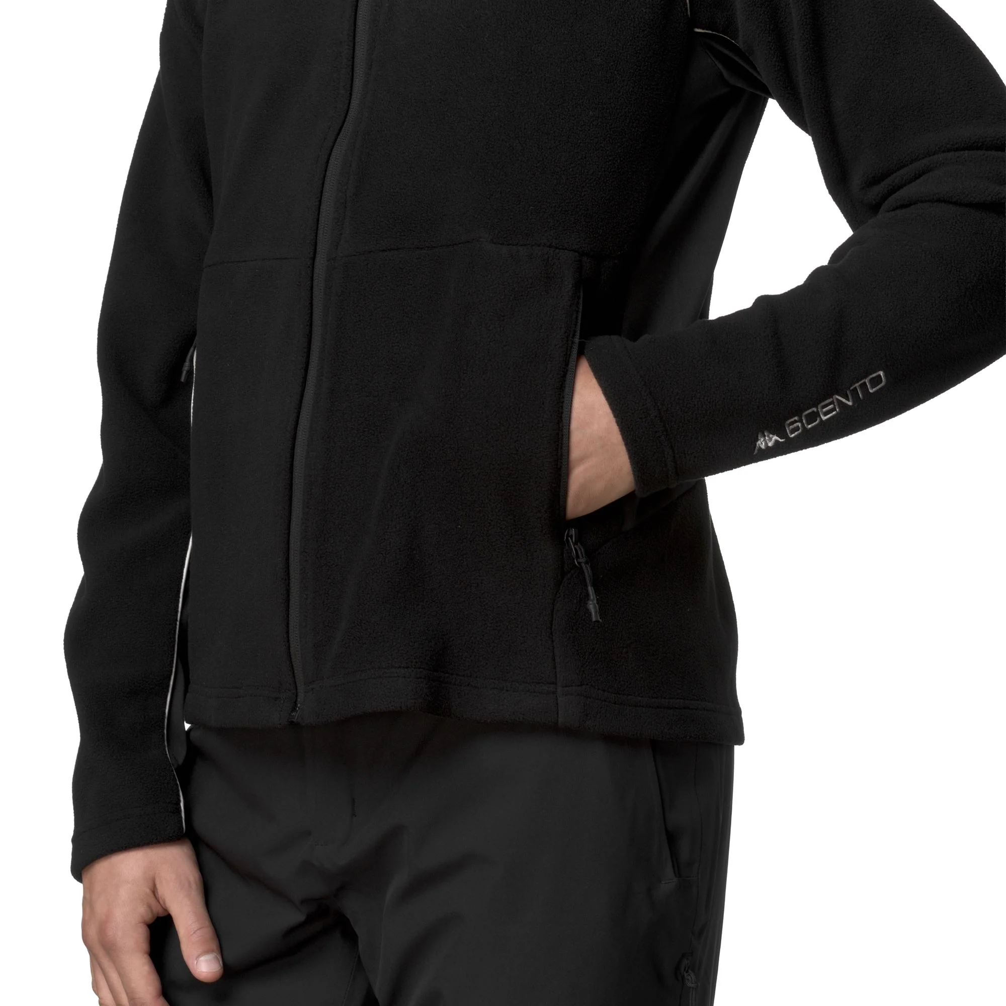 6CENTO 687P ITA - Fleece - Jacket - Man - BLACK - Image 7