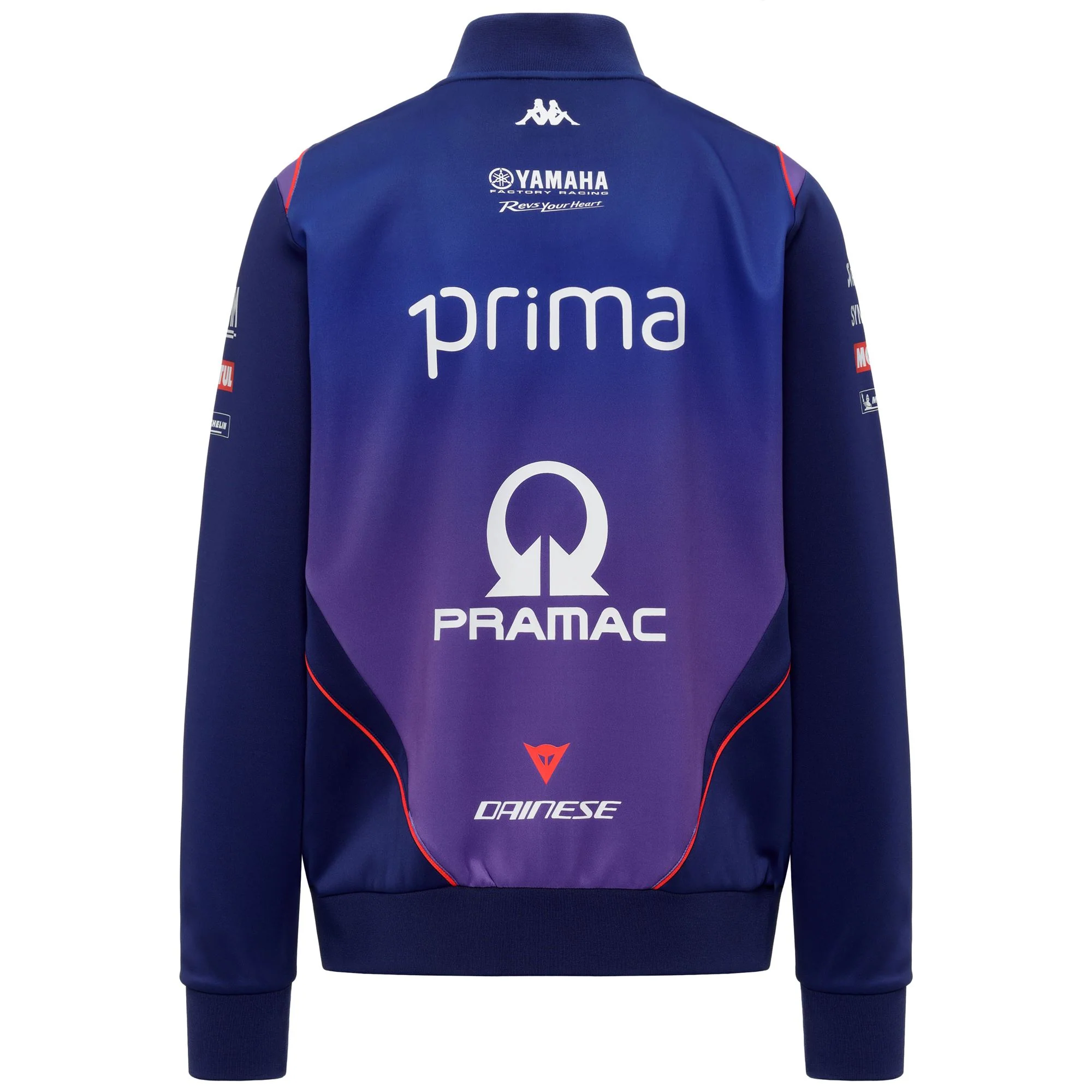 ATRISAXO PRAMAC - Fleece - Jacket - Man - BLUE PRINT-VIOLET DEEP LAVANDER- ORANGE TOMATO - Image 3