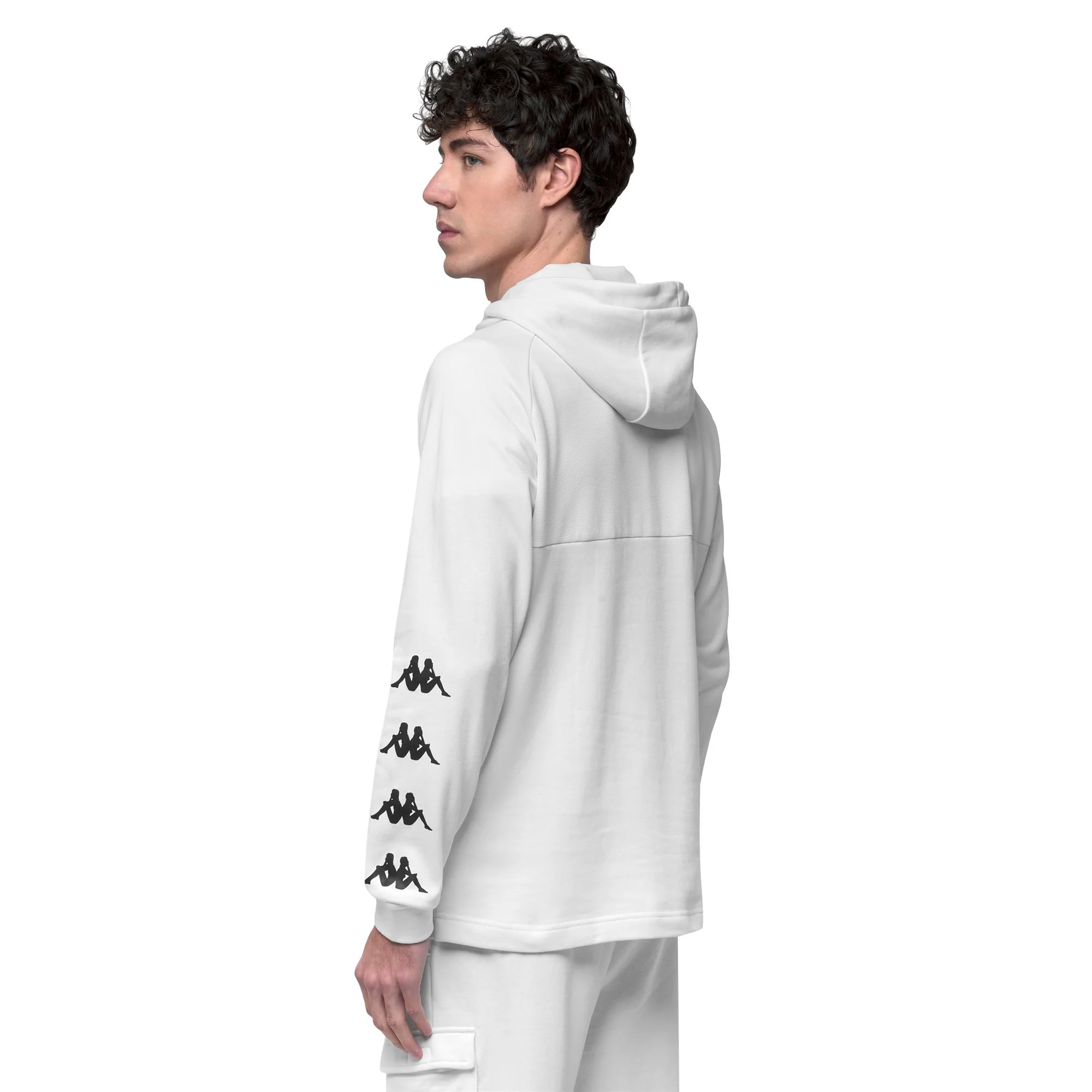 IGIKOMO - Fleece - Hoodie - Man - White - Image 7