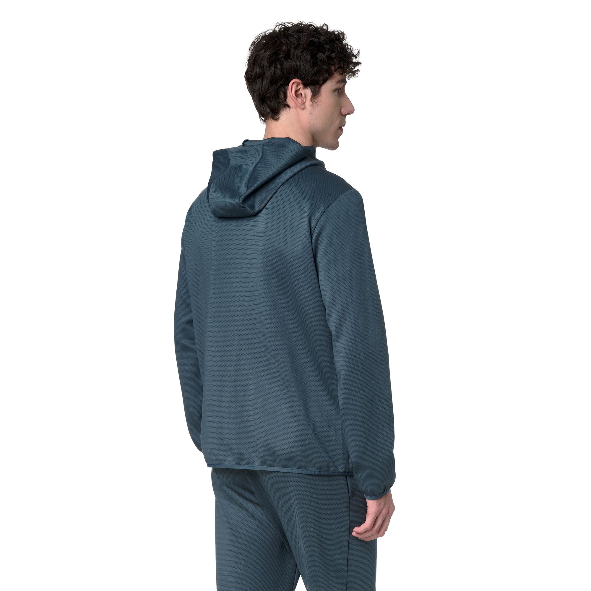 IRDUM - Fleece - Hoodie Full Zip - Man - Blue Orion - Image 6