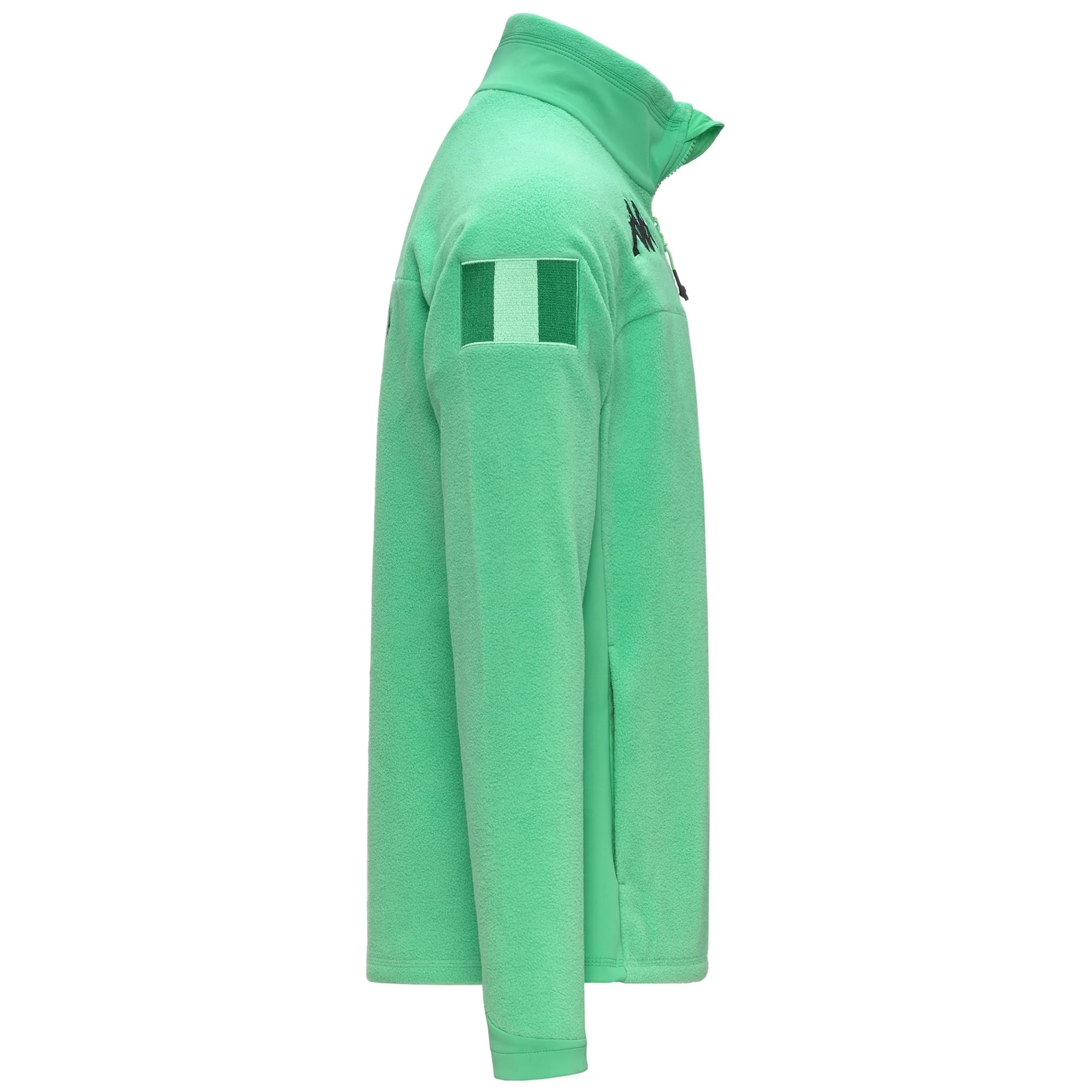 672 PREMIUM - Fleece - Jacket - Unisex - Green Irish-Black - Image 3