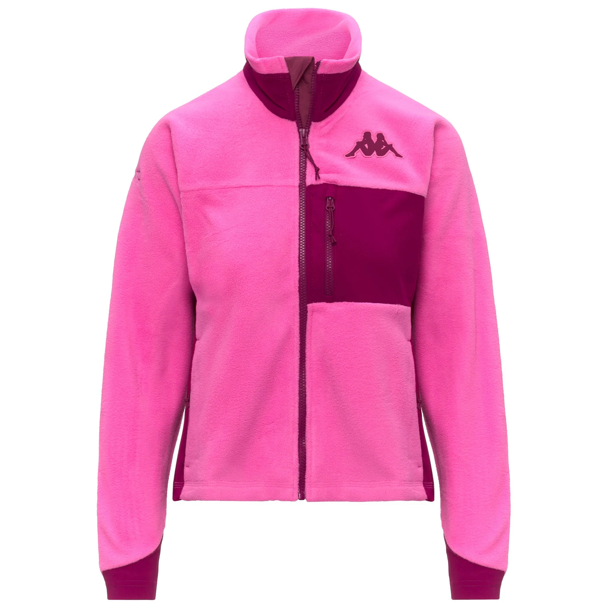 673 - Fleece - Jacket - Woman - Fuchsia Lt-Red Plum - Image 2