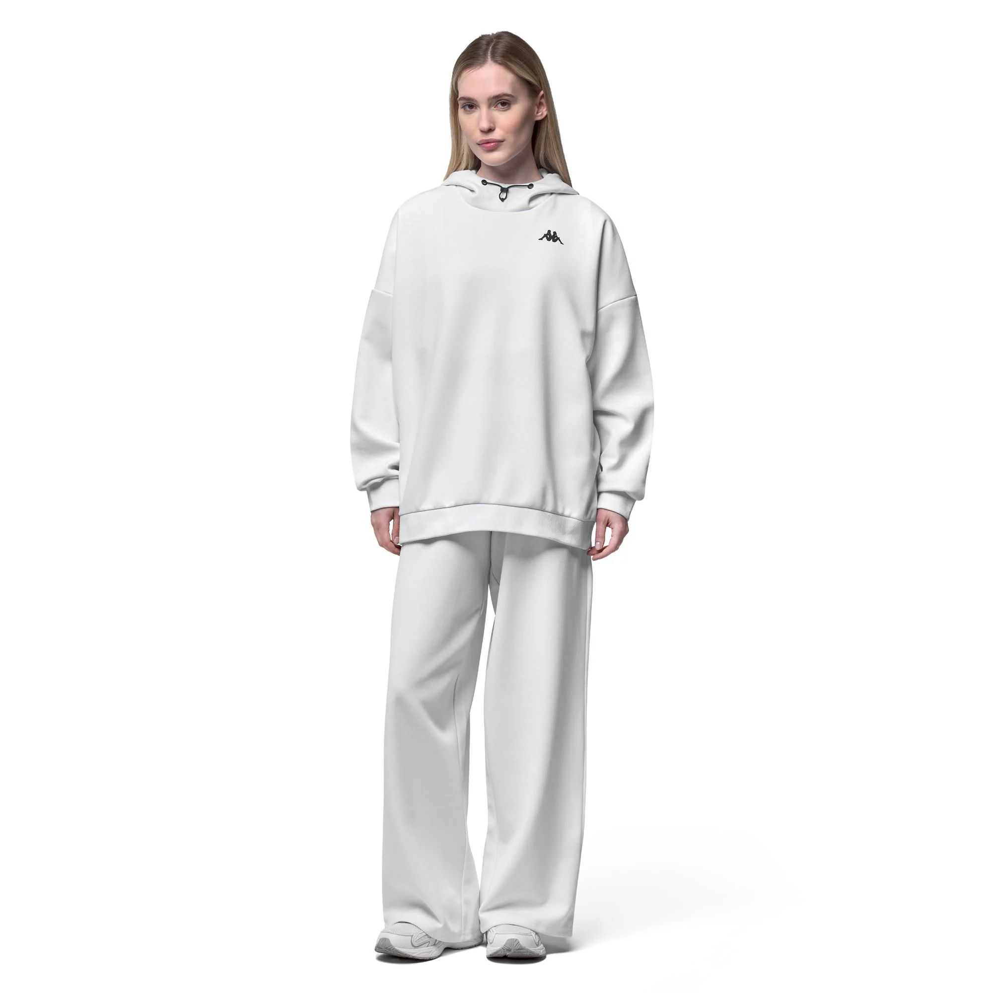 GAZZEL - Fleece - Hoodie - Woman - White-White - Image 5