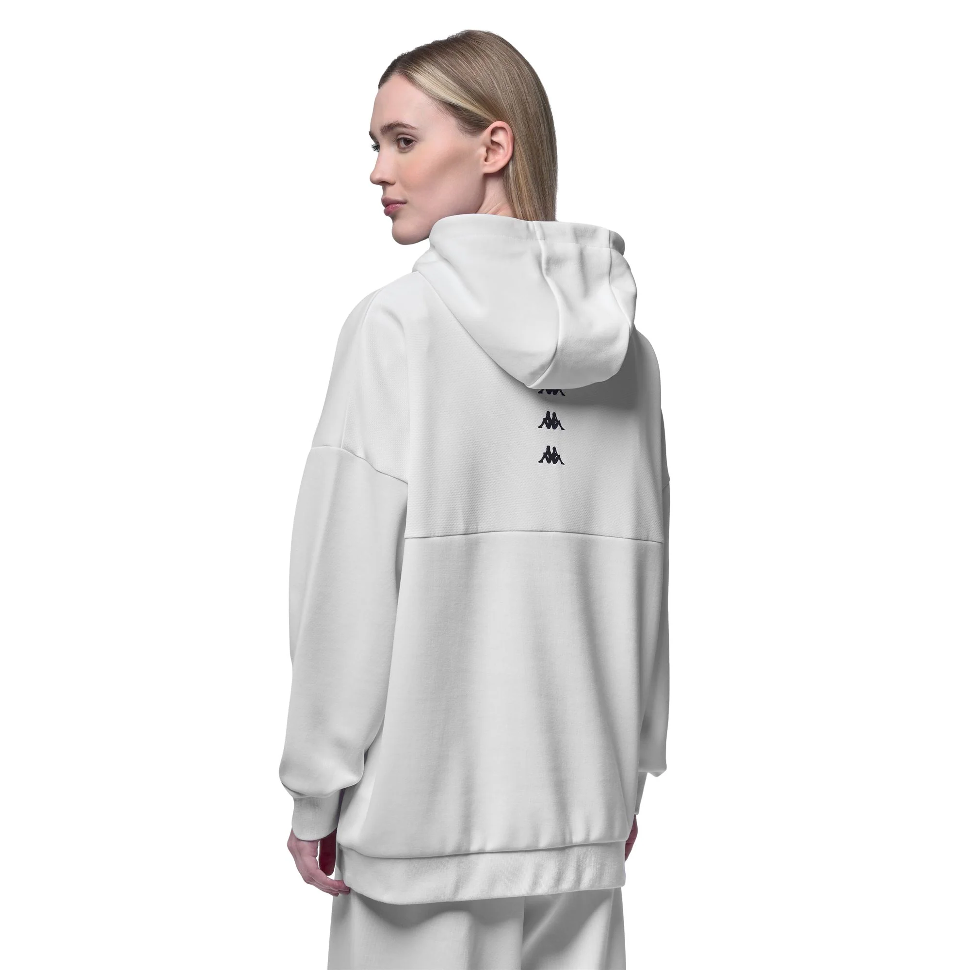 GAZZEL - Fleece - Hoodie - Woman - White-White - Image 7
