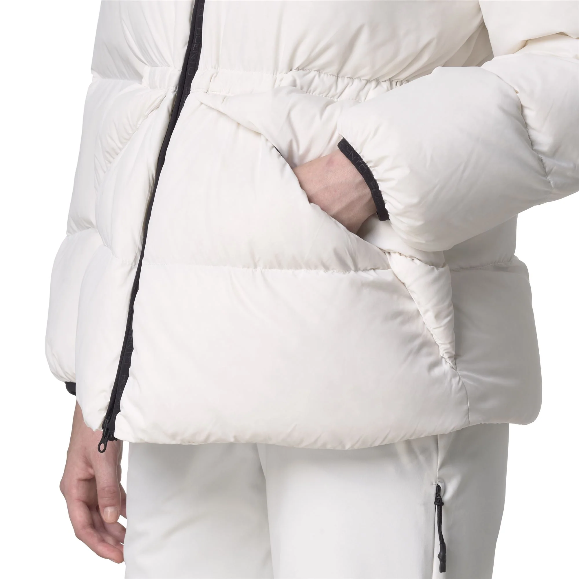 847 - Jackets - Mid - Woman - White Coconut-Black - Image 7