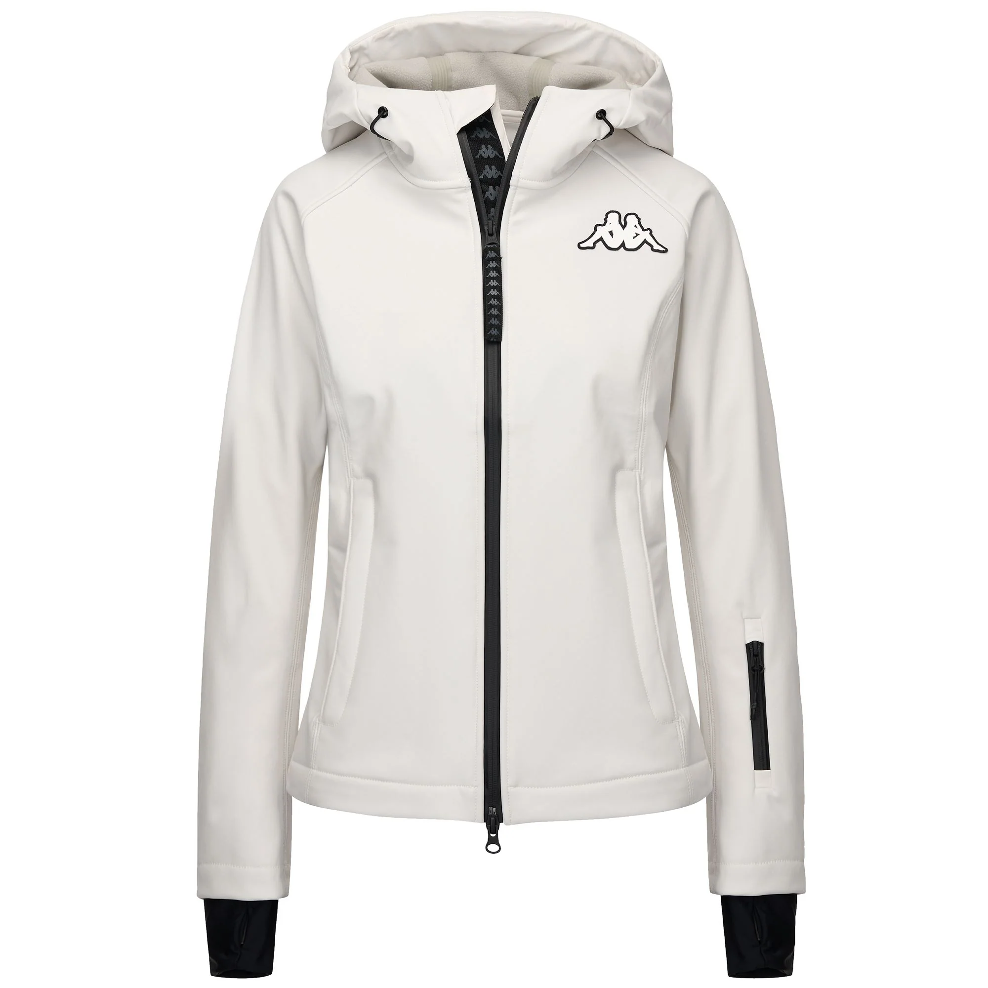 850 - Jackets - Mid - Woman - White Coconut-Black - Image 2