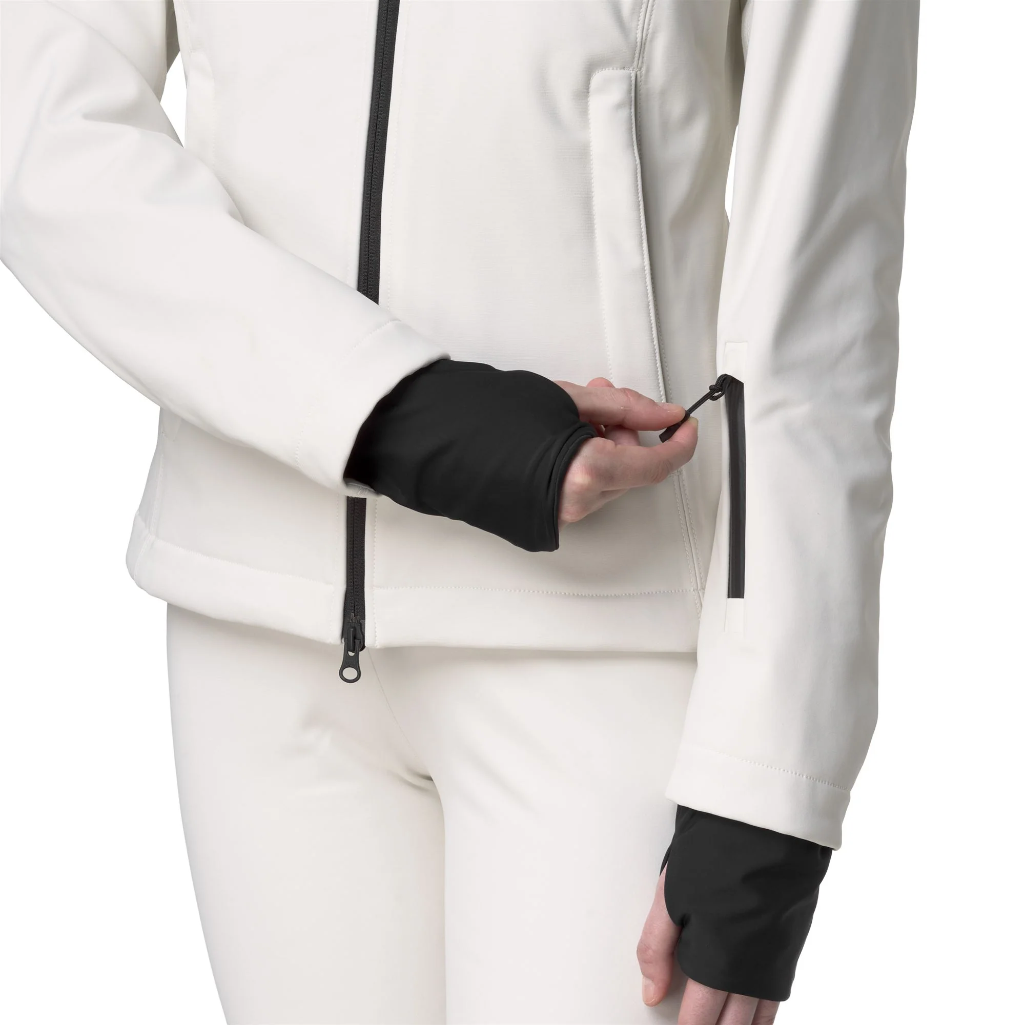 850 - Jackets - Mid - Woman - White Coconut-Black - Image 7