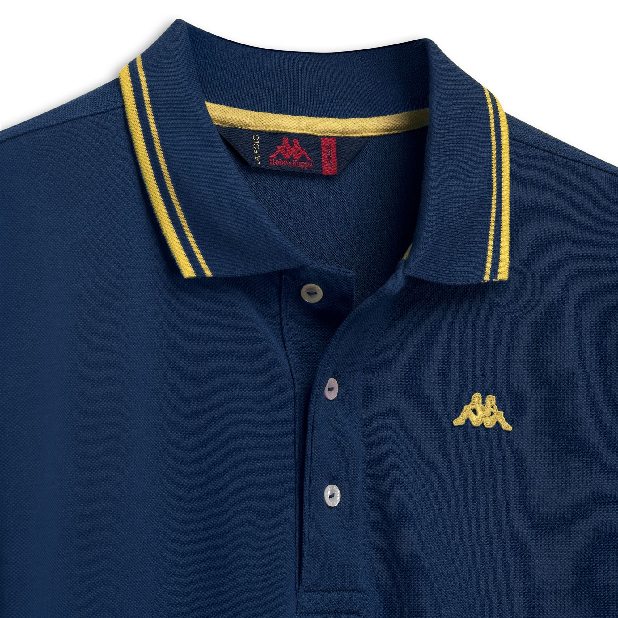 HARRY - La polo Robe di Kappa - Polo - Man - BLUE MD COBALT-YELLOW DANDELION - Image 3