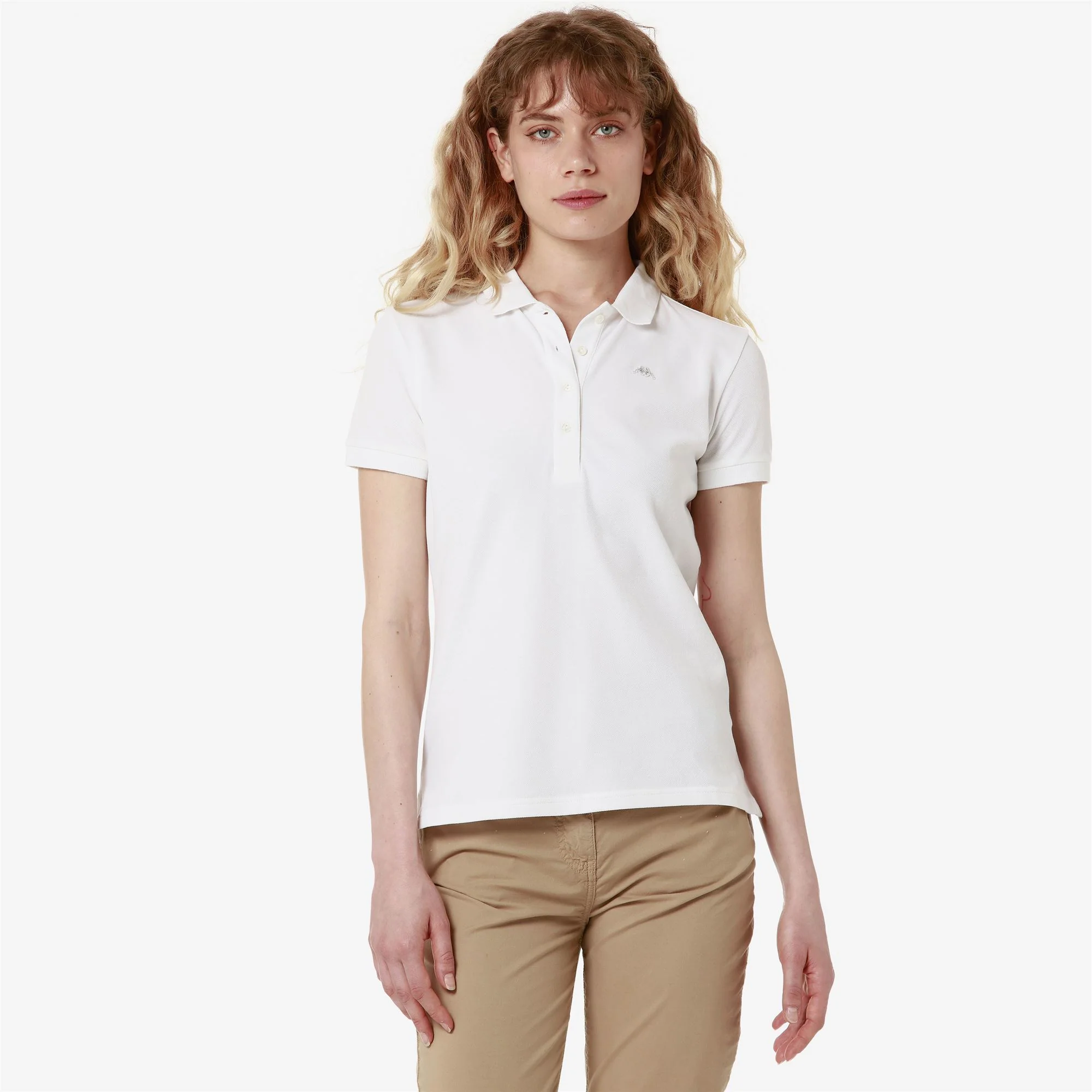 CARLY - La polo Robe di Kappa - Polo - Woman - WHITE - Image 2
