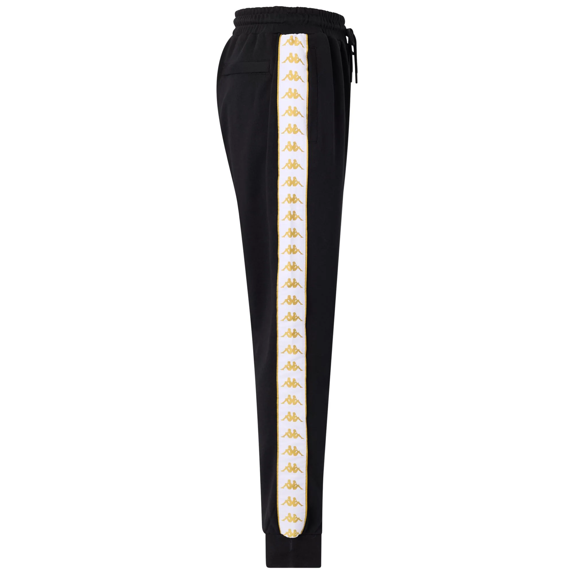 222 BANDA    ALANZ 3 - Pants - Sport Trousers - Man - BLACK-YELLOW GOLD RICH-WHITE - Image 2