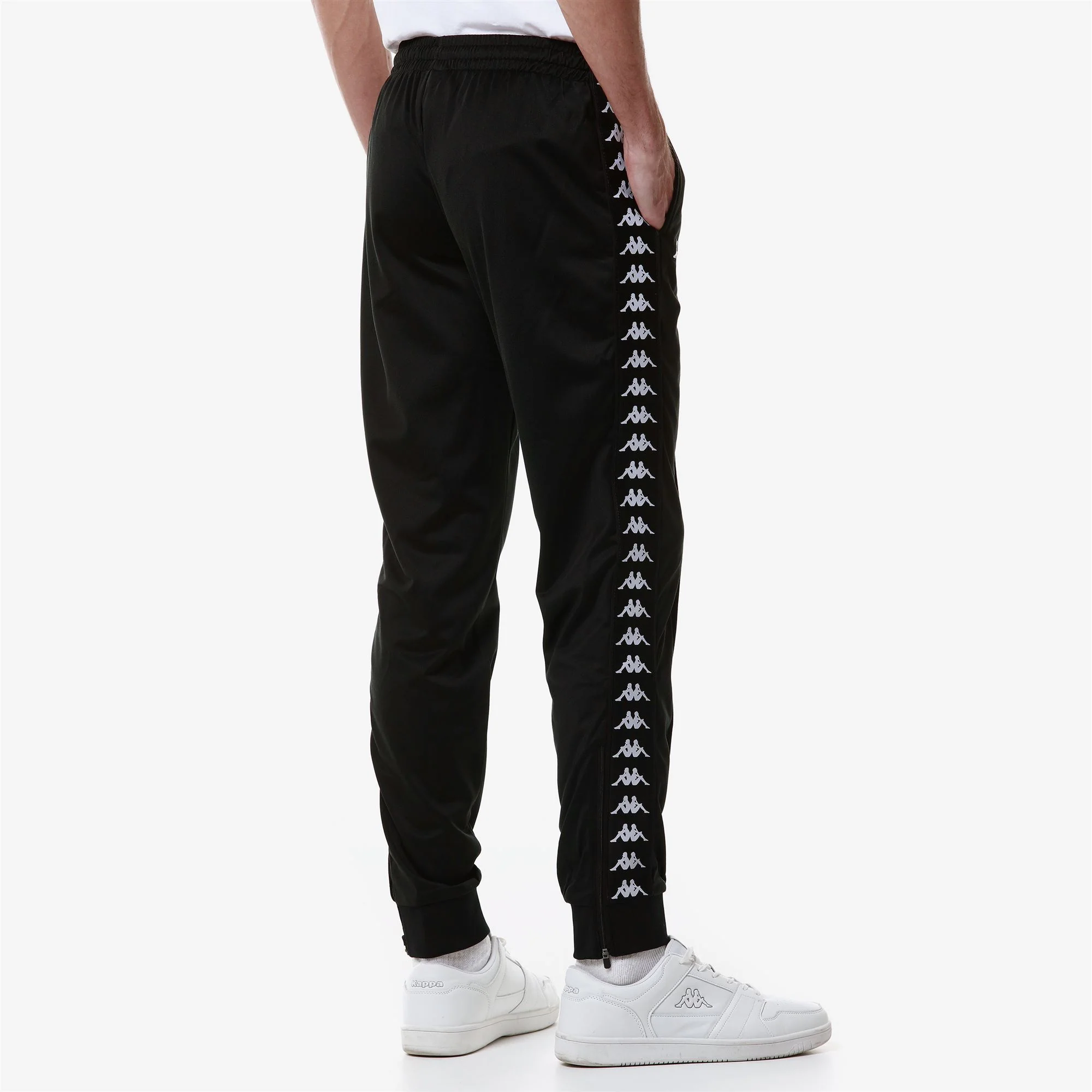 222 BANDA    RASTORIA SLIM - Pants - Sport Trousers - Man - BLACK-WHITE - Image 6