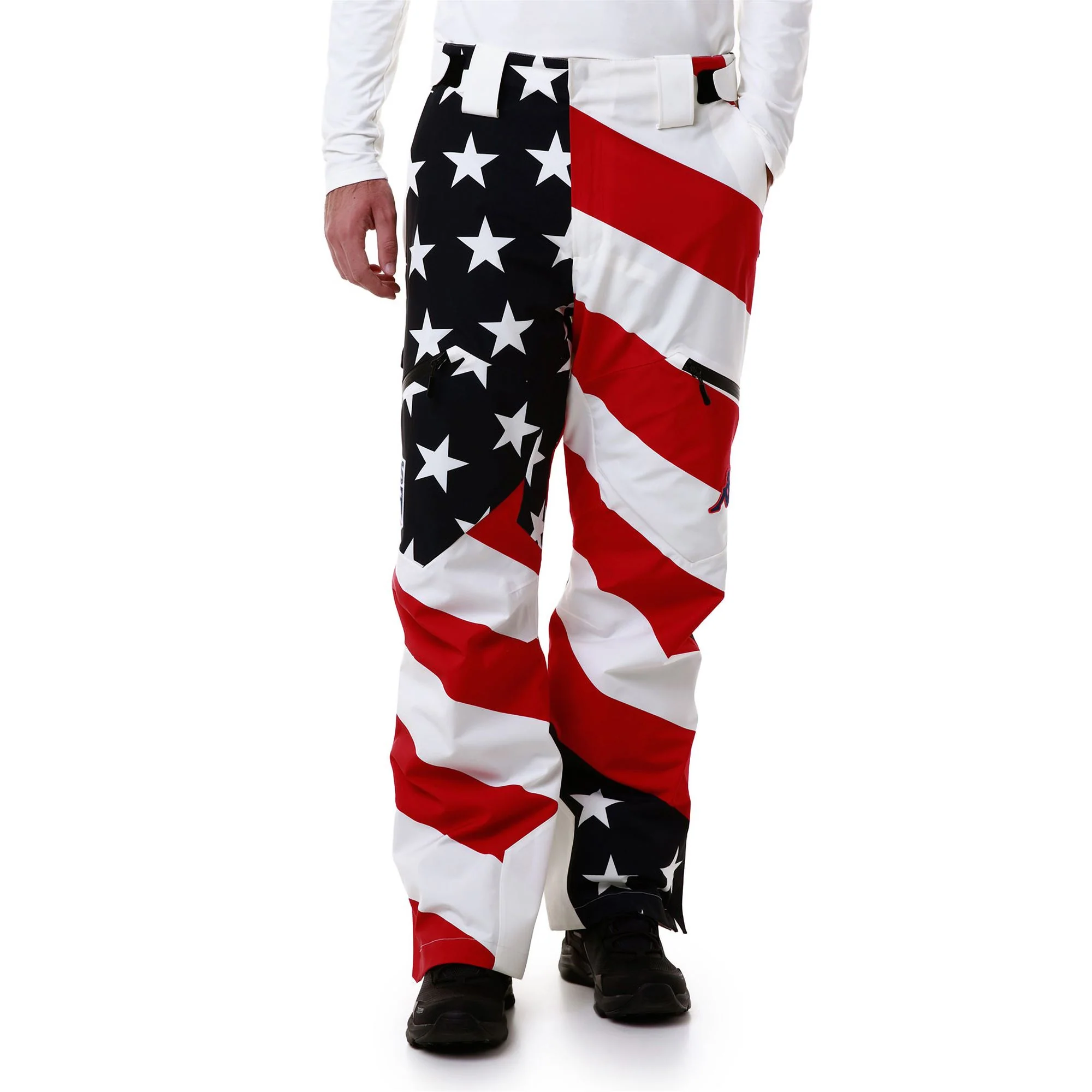 6CENTO 622G HZ US - Pants - Sport Trousers - Man - BLUE DK NAVY-WHITE MILK-RED-BLUE DK - Image 3