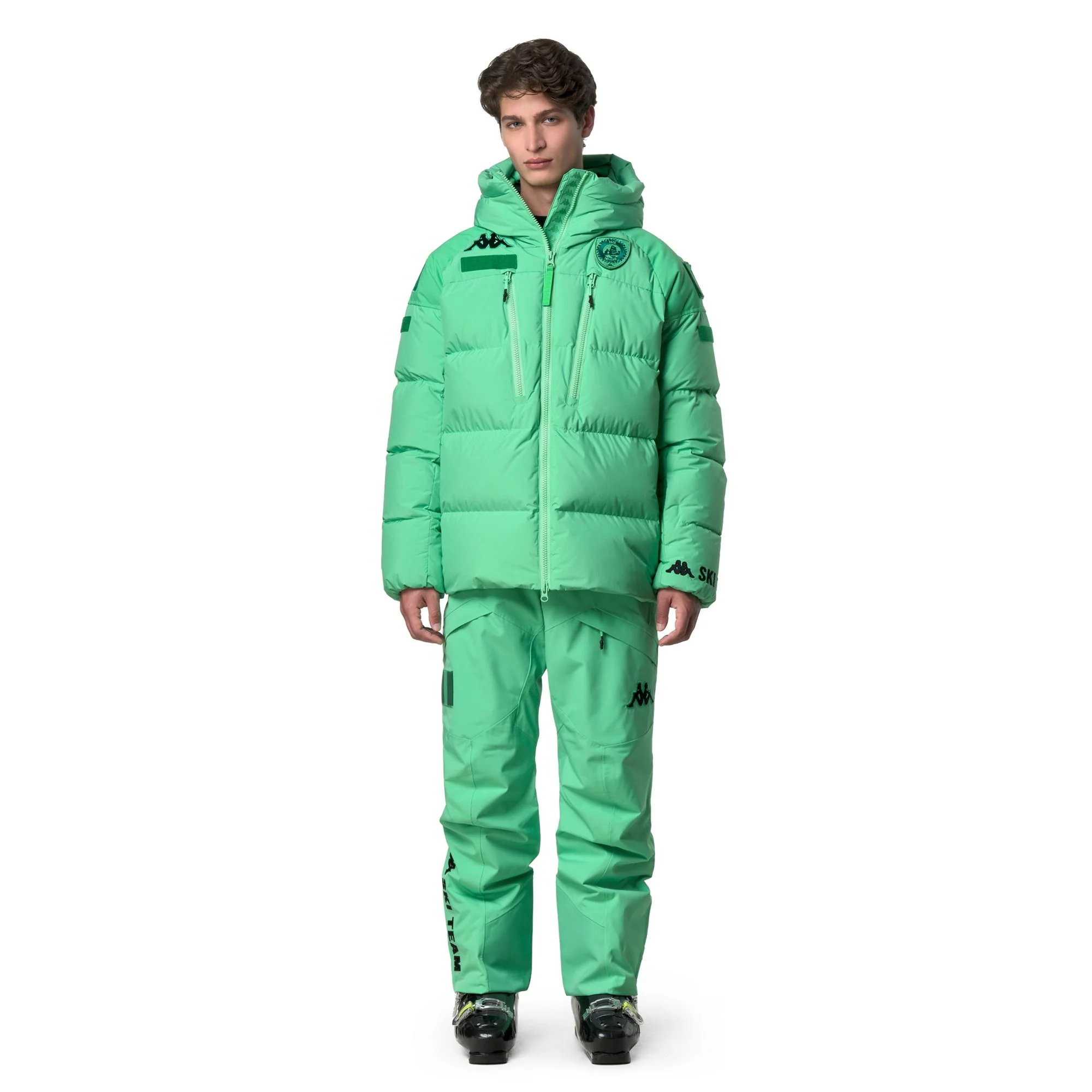 622C PREMIUM - Pants - Sport Trousers - Unisex - Green Irish-Black - Image 5
