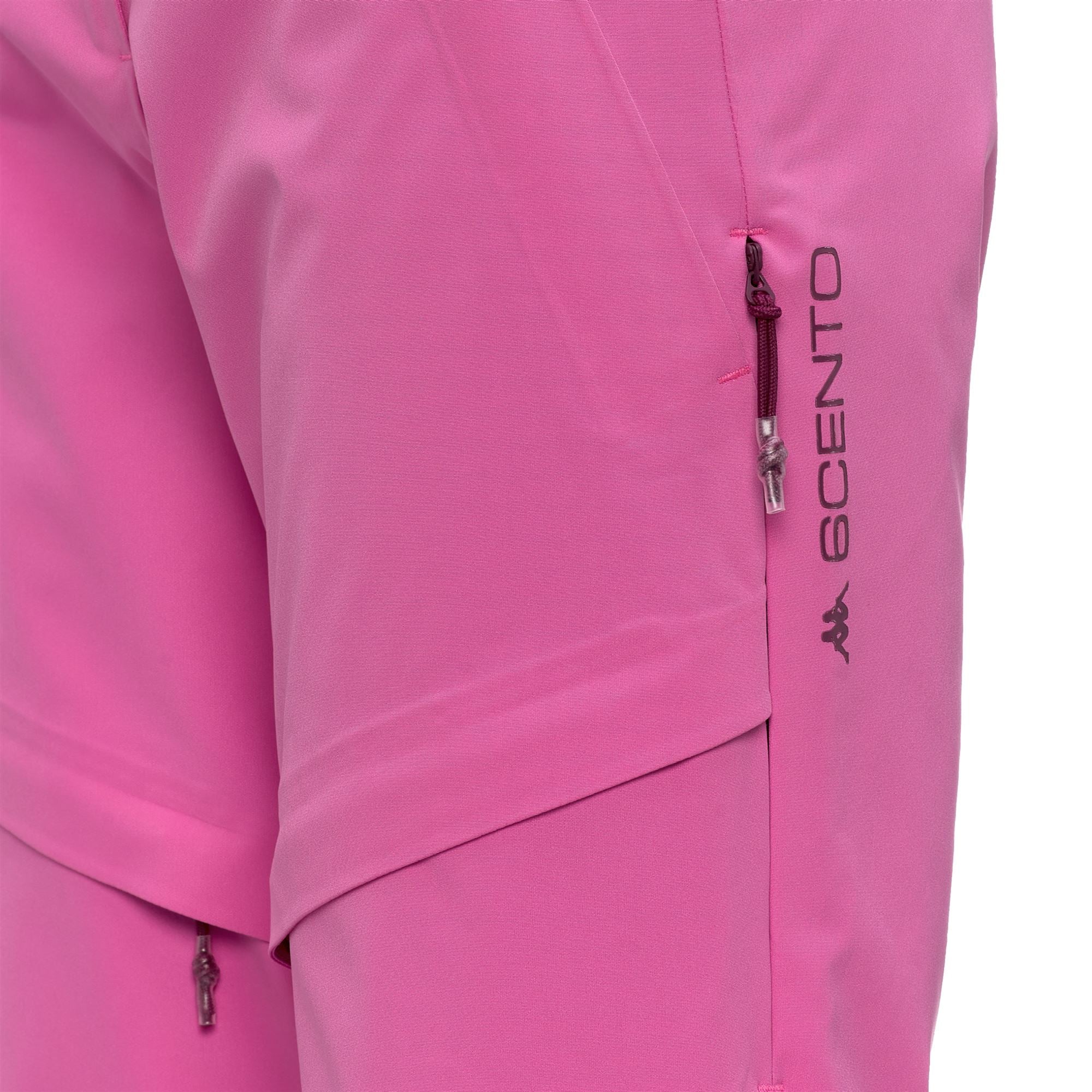 665C - Pants - Sport Trousers - Woman - Fuchsia Lt-Red Plum - Image 4