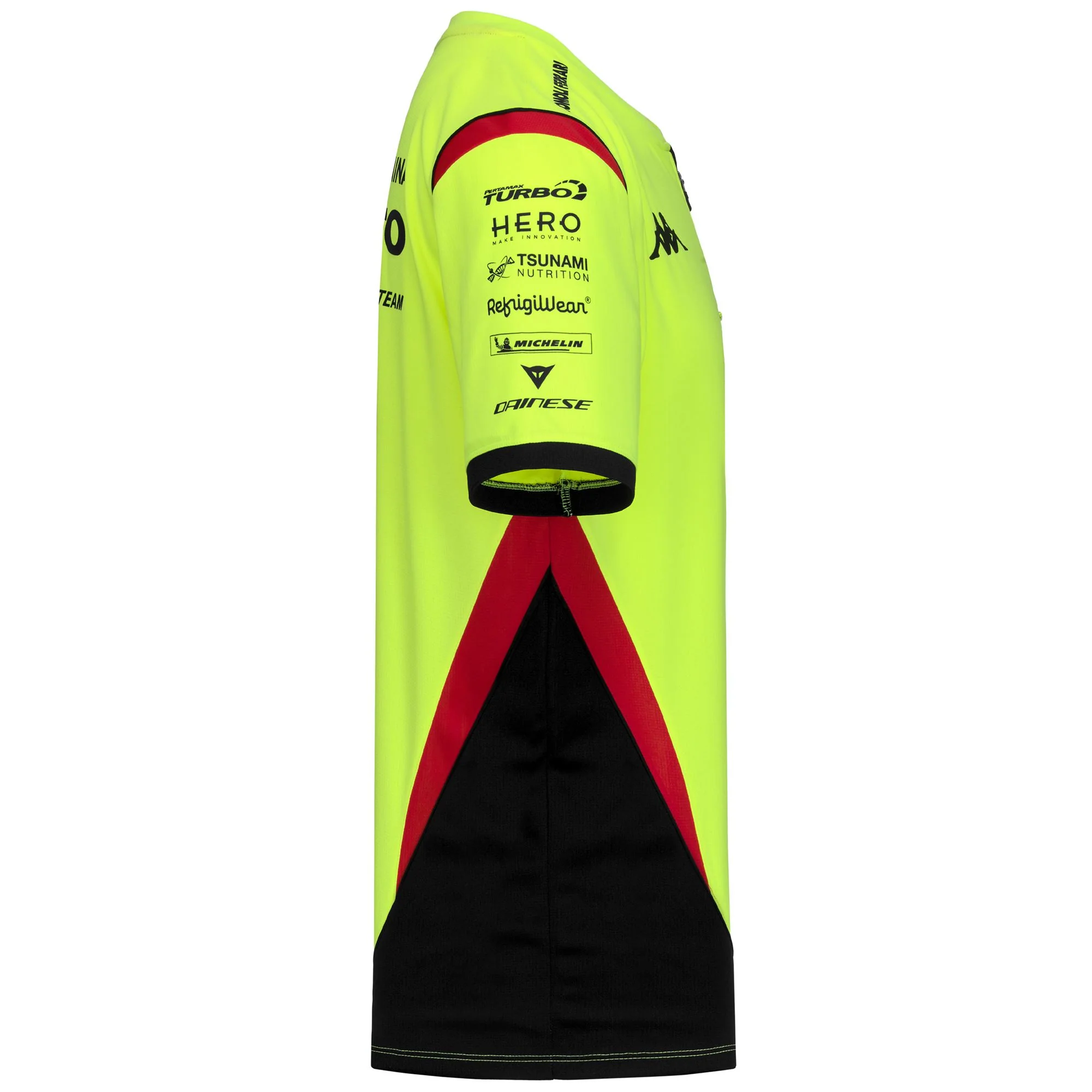ACRAX VR46 - Polo Shirts - Polo - Man - NEON YELLOW-BLACK-RED FLAME-NO SPONSOR - Image 3