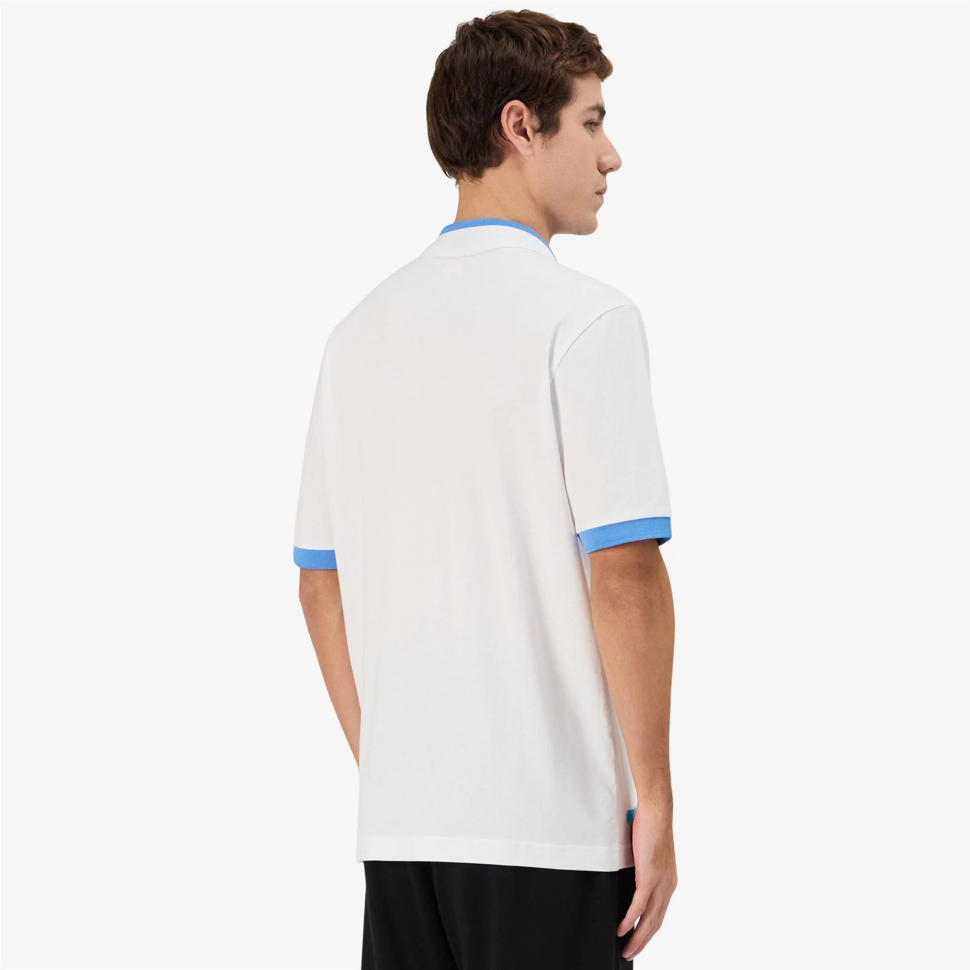 LOGO  NEON - Polo Shirts - Polo - Man - WHITE-NEON BLUE - Image 6