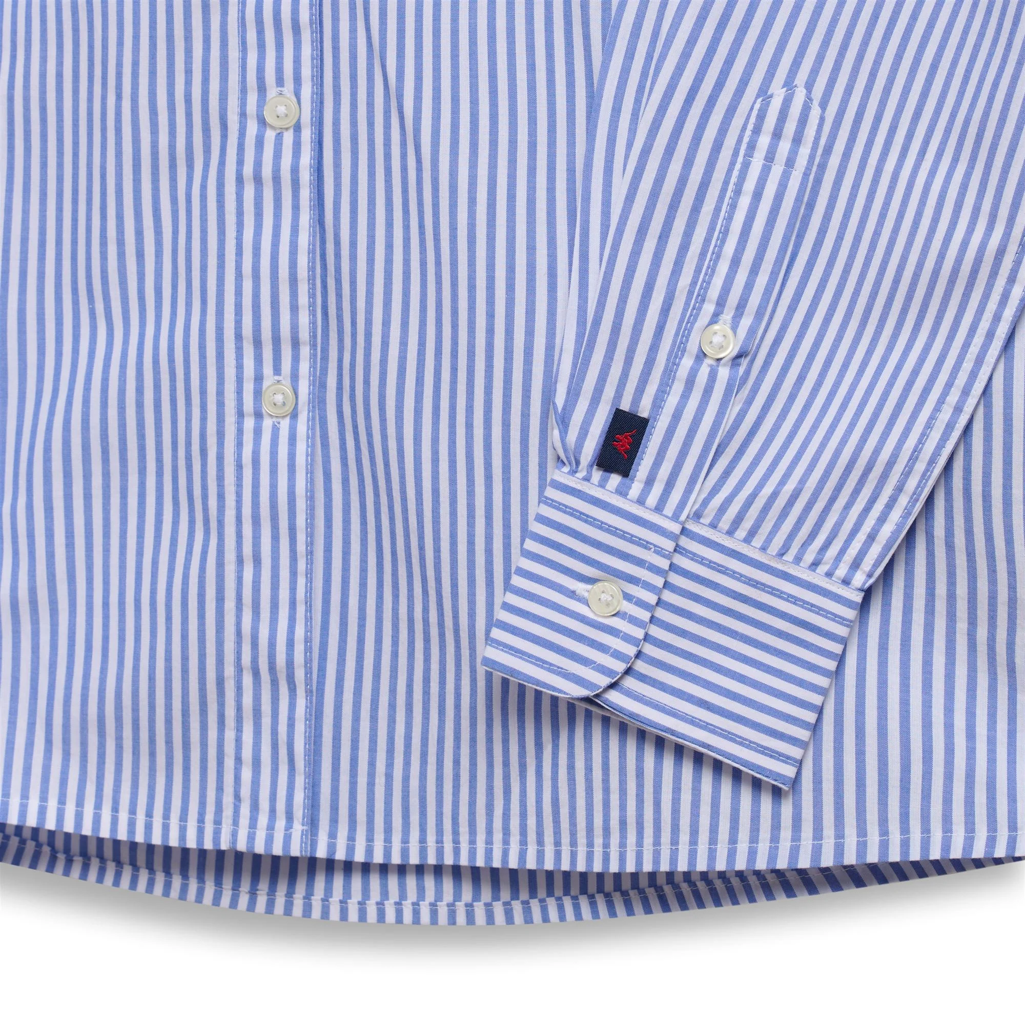 JULIENNE - SHIRTS - CLASSIC - Woman - WHITE-AZURE DK STRIPE - Image 3