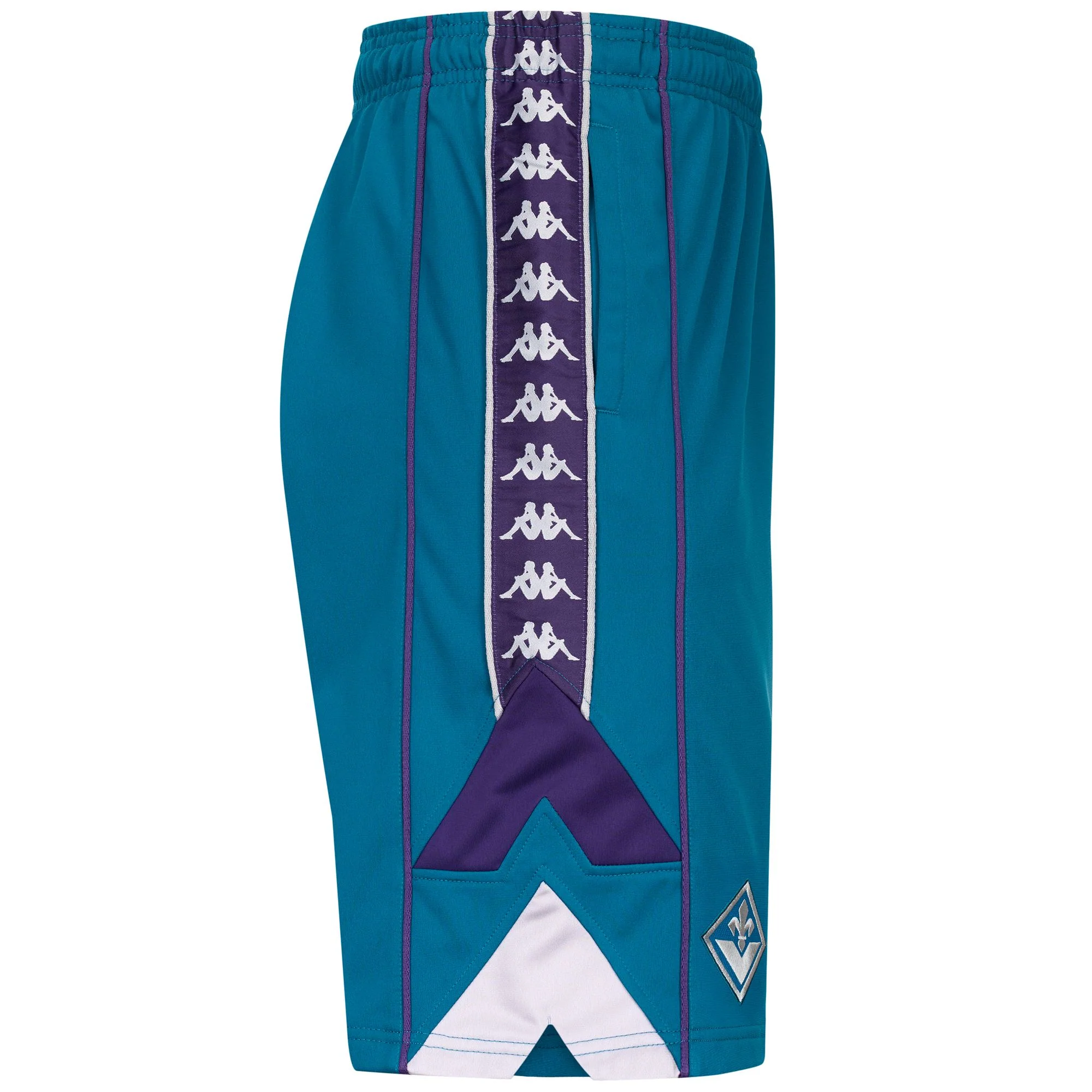 222 BANDA FOBY FIORENTINA - Shorts - Sport  Shorts - Man - TURQUOISE CRYSTAL-VIOLET MD-GREY SILVER - Image 2