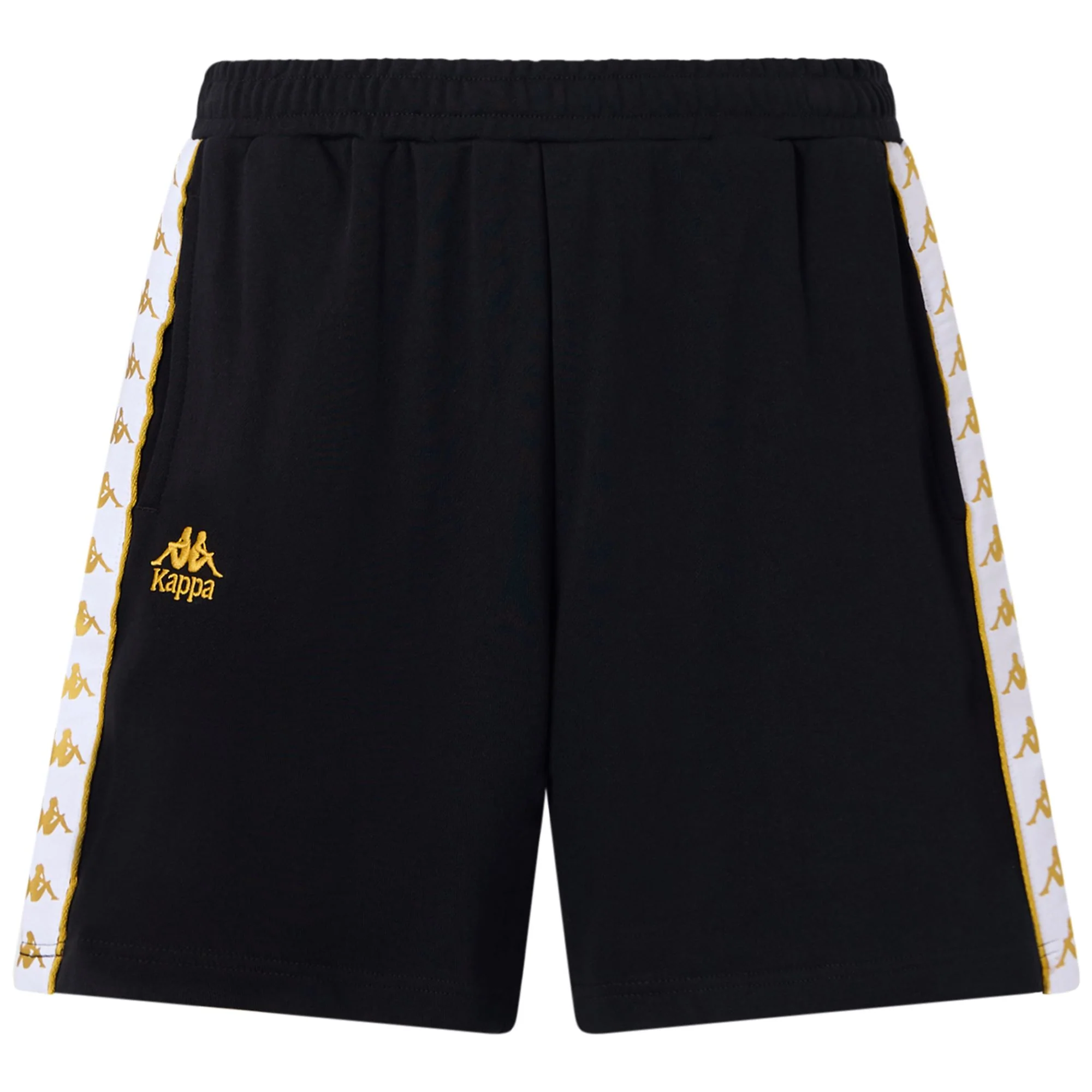 222 BANDA   OVIEDO - Shorts - Sport  Shorts - Man - BLACK-YELLOW GOLD RICH-WHITE - Image 2
