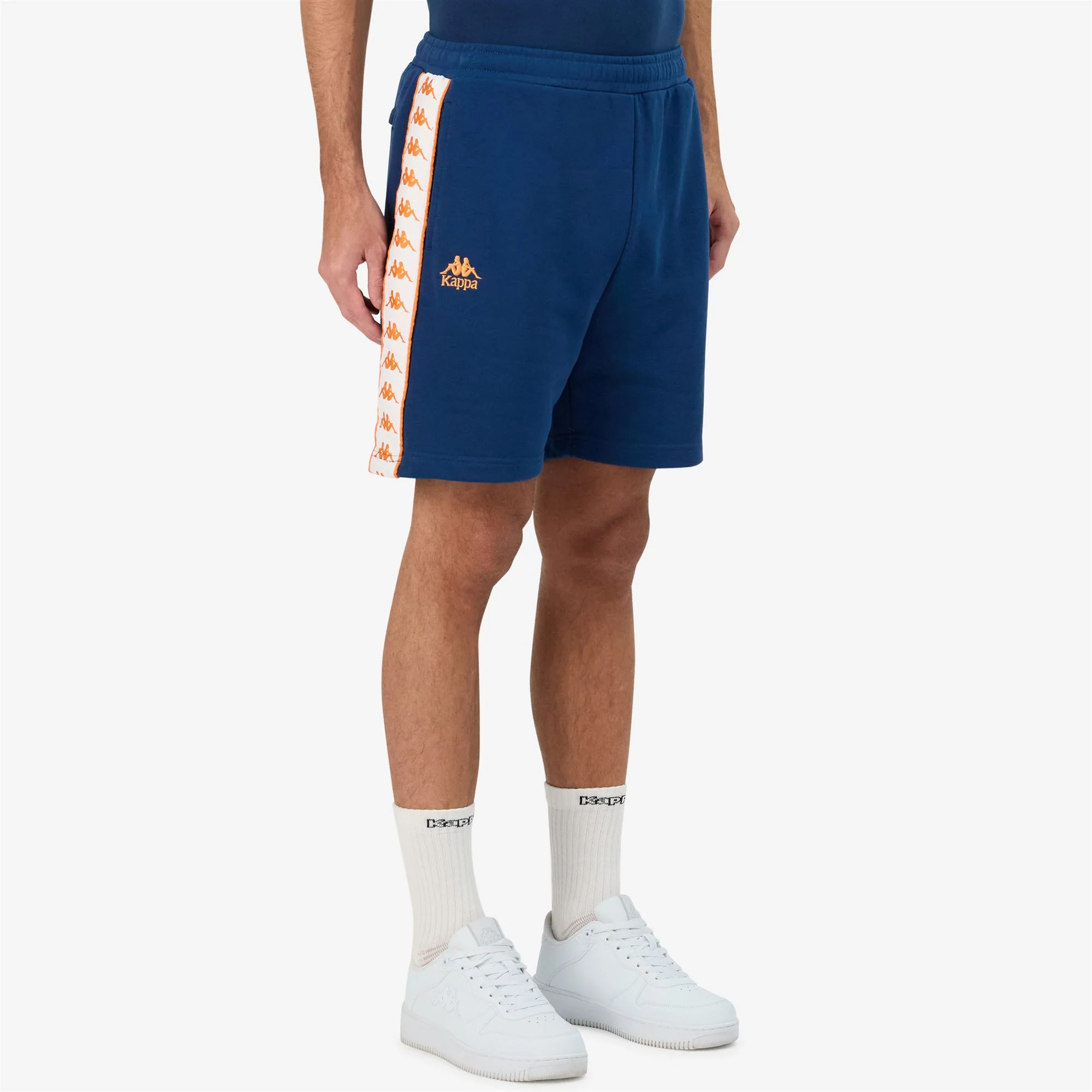222 BANDA   OVIEDO - Shorts - Sport  Shorts - Man - BLUE DK-ORANGE - Image 5