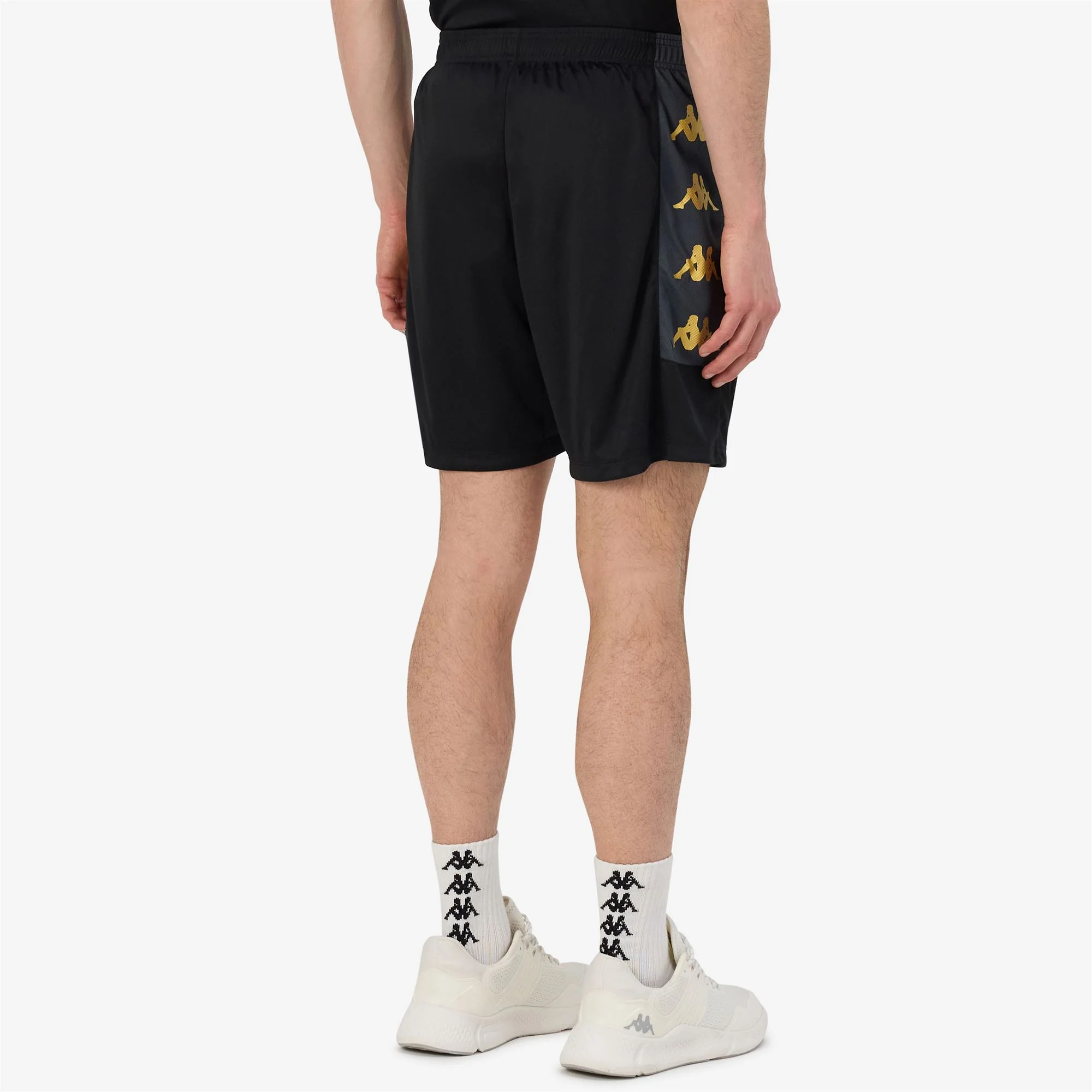 KAPPA4FOOTBALL GONDO - Shorts - Sport  Shorts - Man - BLACK-GREY DK - Image 7