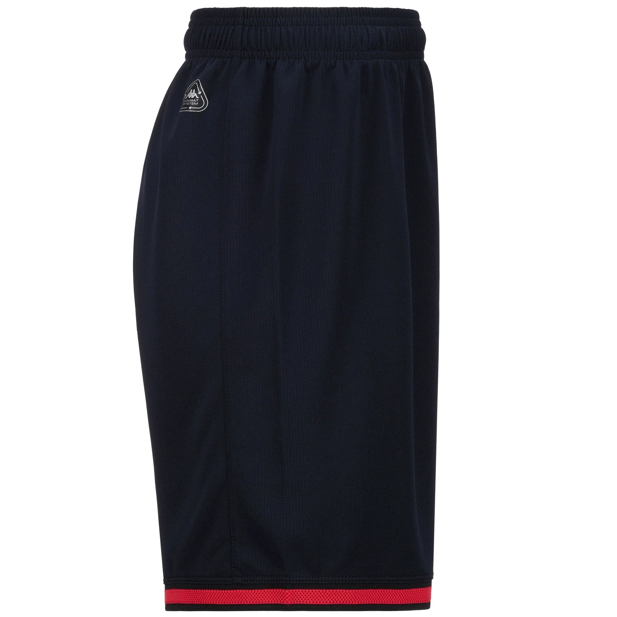KOMBAT RYDER VALLADOLID - Shorts - Sport  Shorts - Man - BLACK-RED-BLUE LIGHT-SPONSOR - Image 2