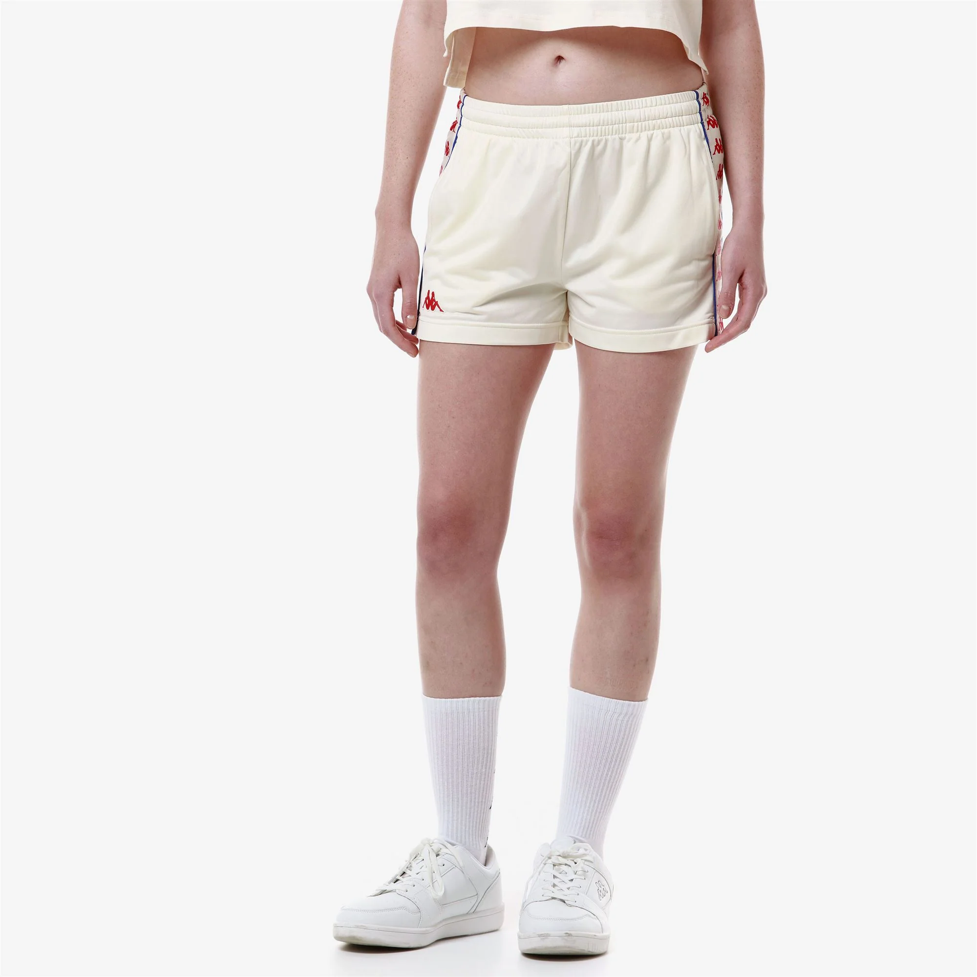 222 BANDA    LADYTREAD - Shorts - Sport  Shorts - Woman - WHITE ANTIQUE-RED-BLUE ROYAL - Image 5