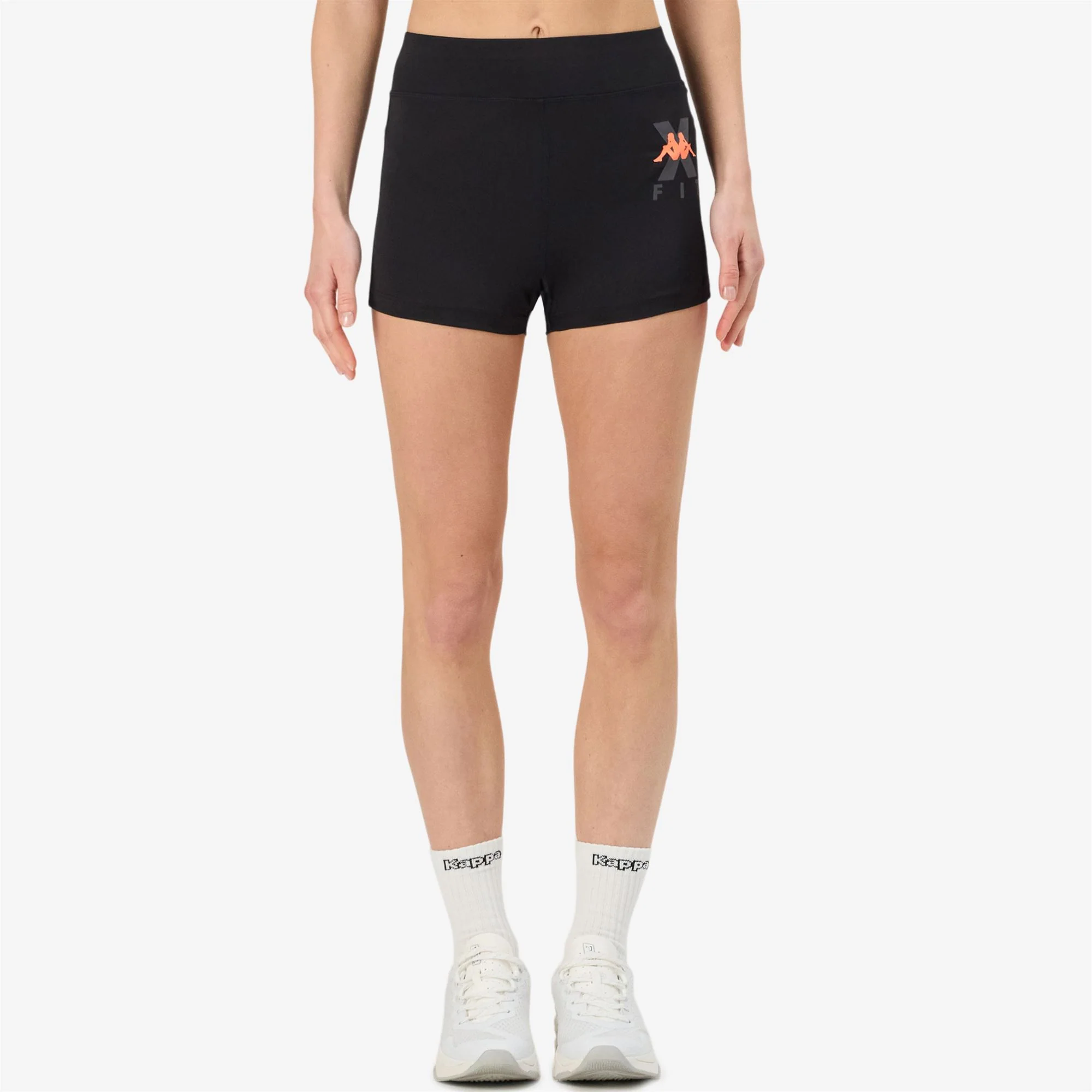 KOMBAT   WKT ESCAME - Shorts - Sport  Shorts - Woman - BLACK-NEON CORAL - Image 6