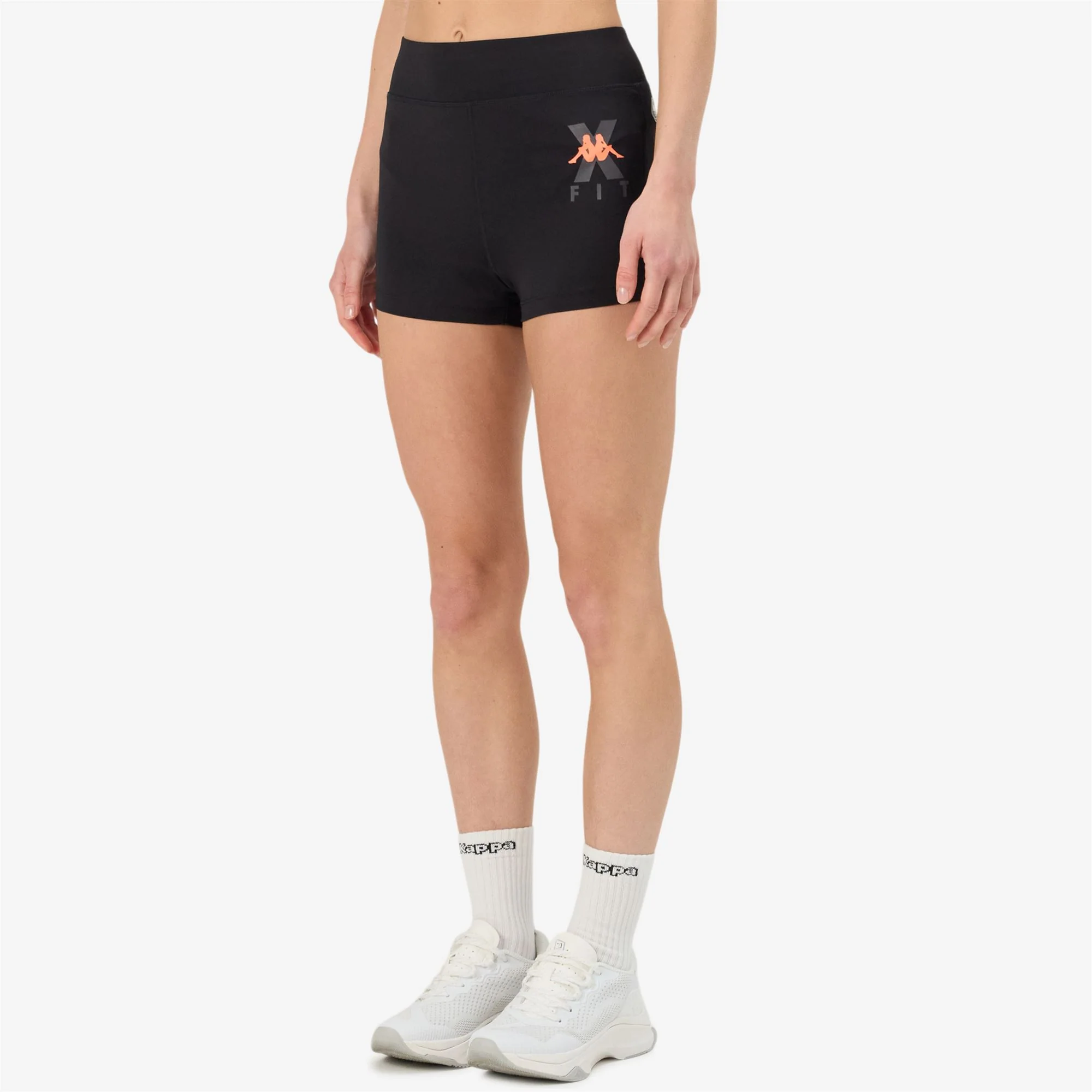 KOMBAT   WKT ESCAME - Shorts - Sport  Shorts - Woman - BLACK-NEON CORAL - Image 7
