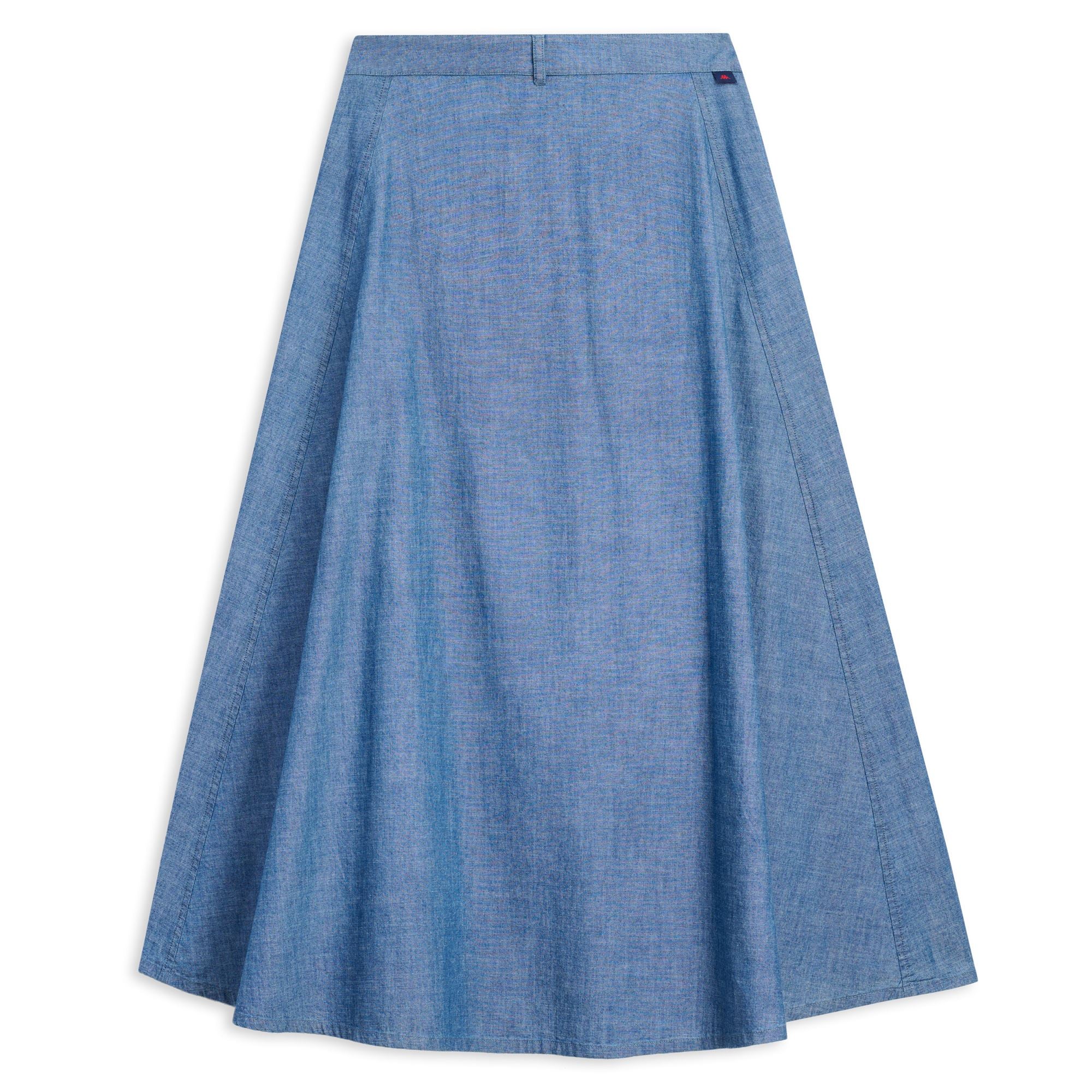SIGRID CHAMBRAY - Skirts - Long - Woman - LT BLUE INDIGO - Image 2