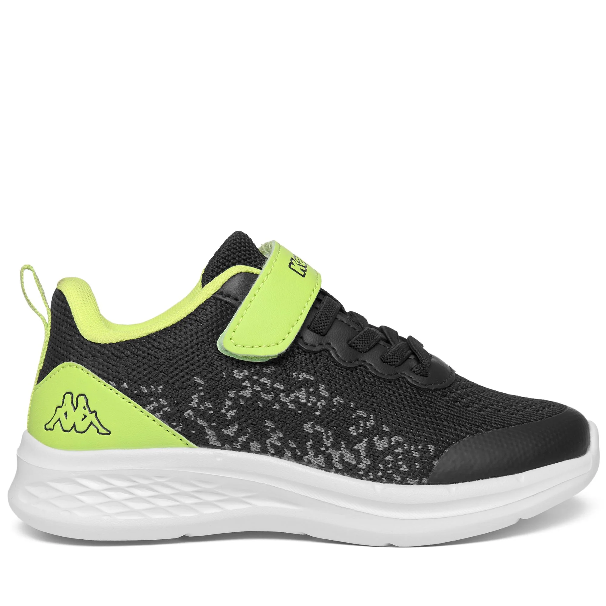 LOGO  POSTIE EV KID - Sneakers - Low Cut - Kid unisex - BLACK-GREEN ACID - Image 3