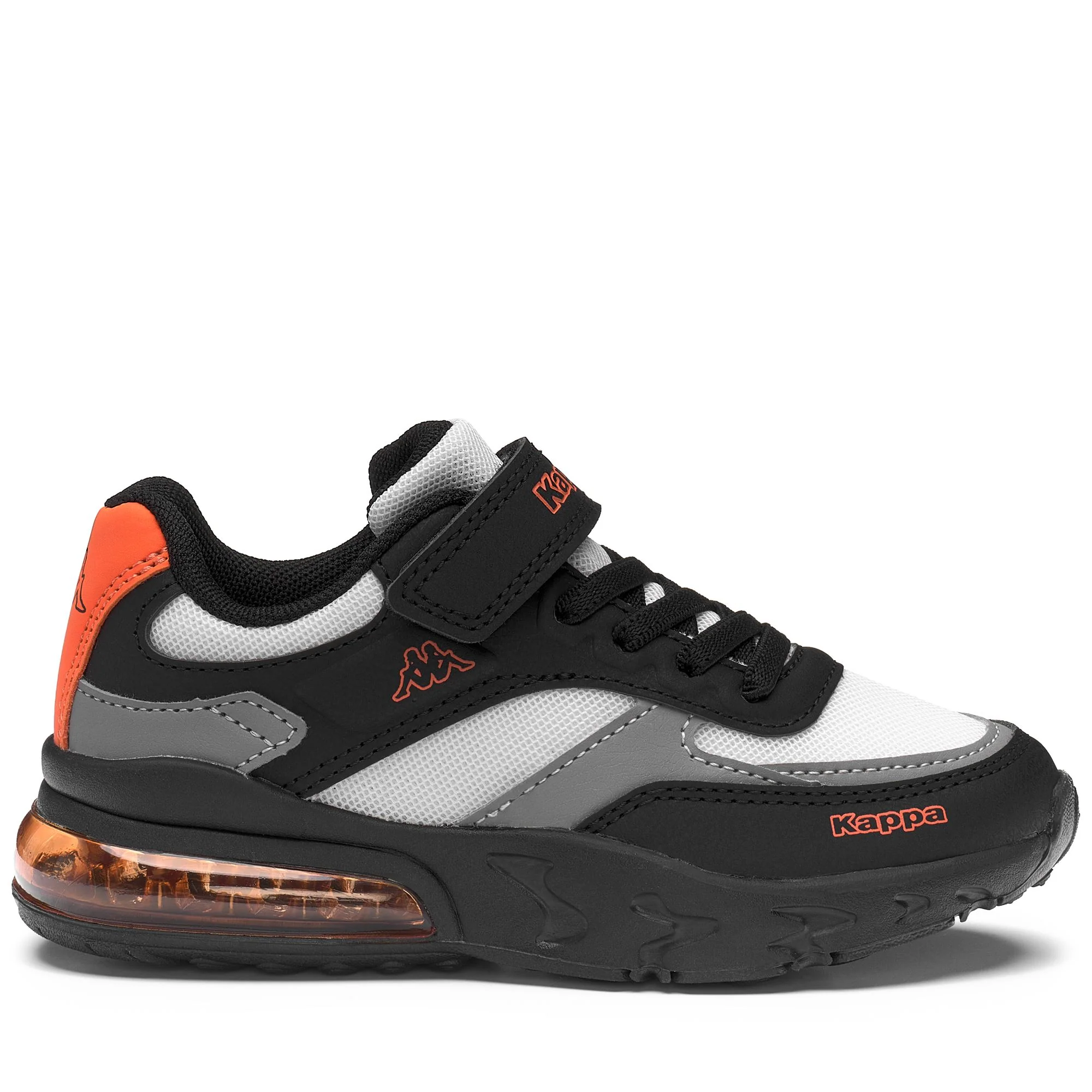 LOGO    SAIGON EV KID - Sneakers - Low Cut - Kid unisex - GREY BARELY-BLACK-ORANGE - Image 3