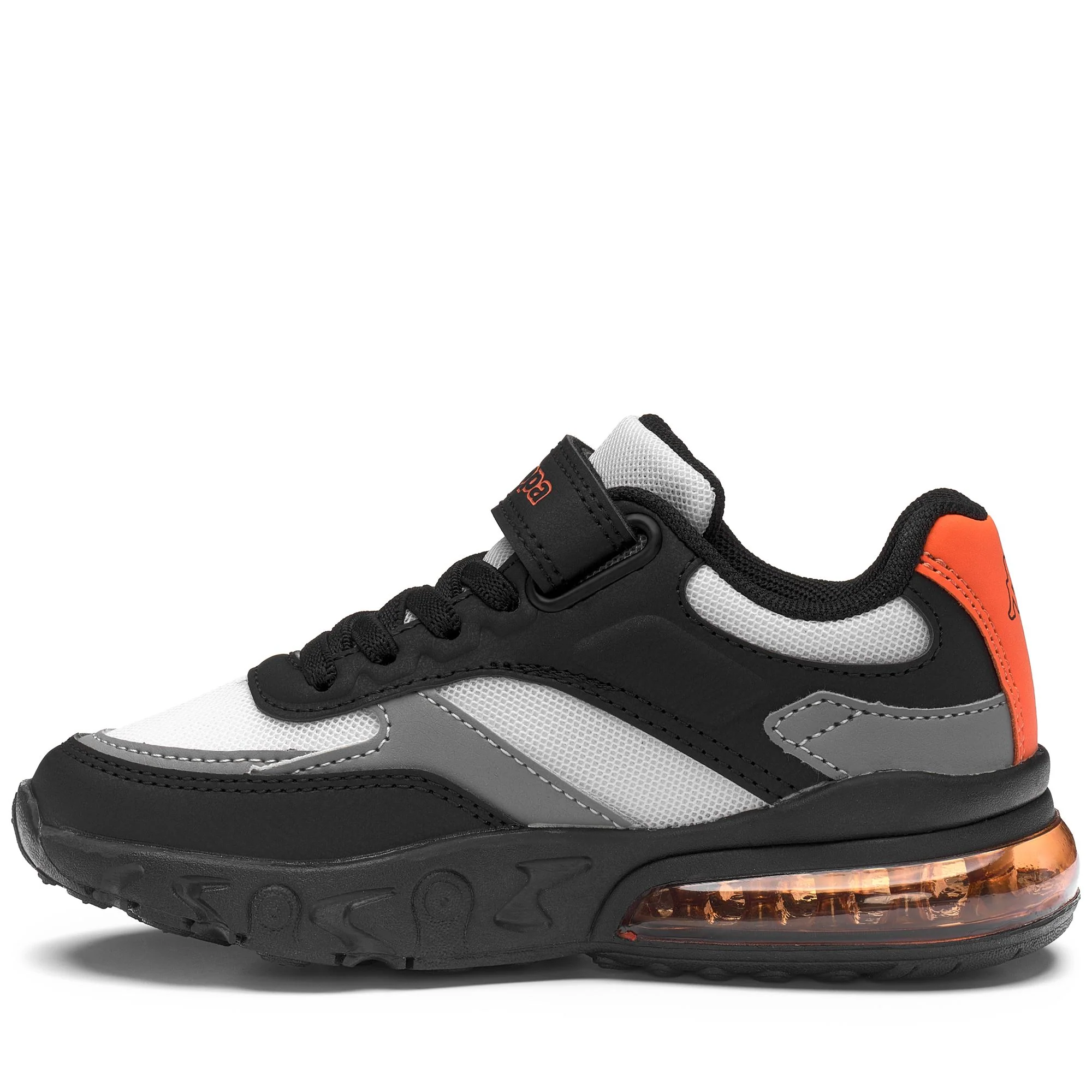 LOGO    SAIGON EV KID - Sneakers - Low Cut - Kid unisex - GREY BARELY-BLACK-ORANGE - Image 5