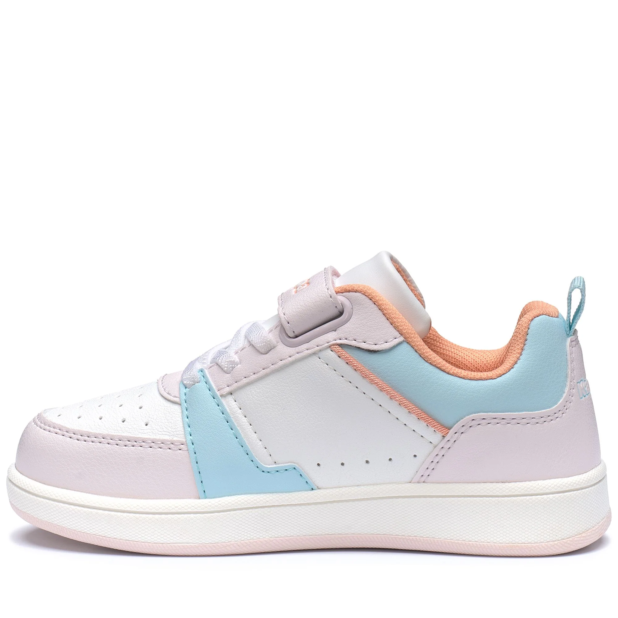 LOGO  SHAY EV KID - Sneakers - Low Cut - Kid unisex - WHITE-PINK CALCITE-AZURE CELESTE - Image 5
