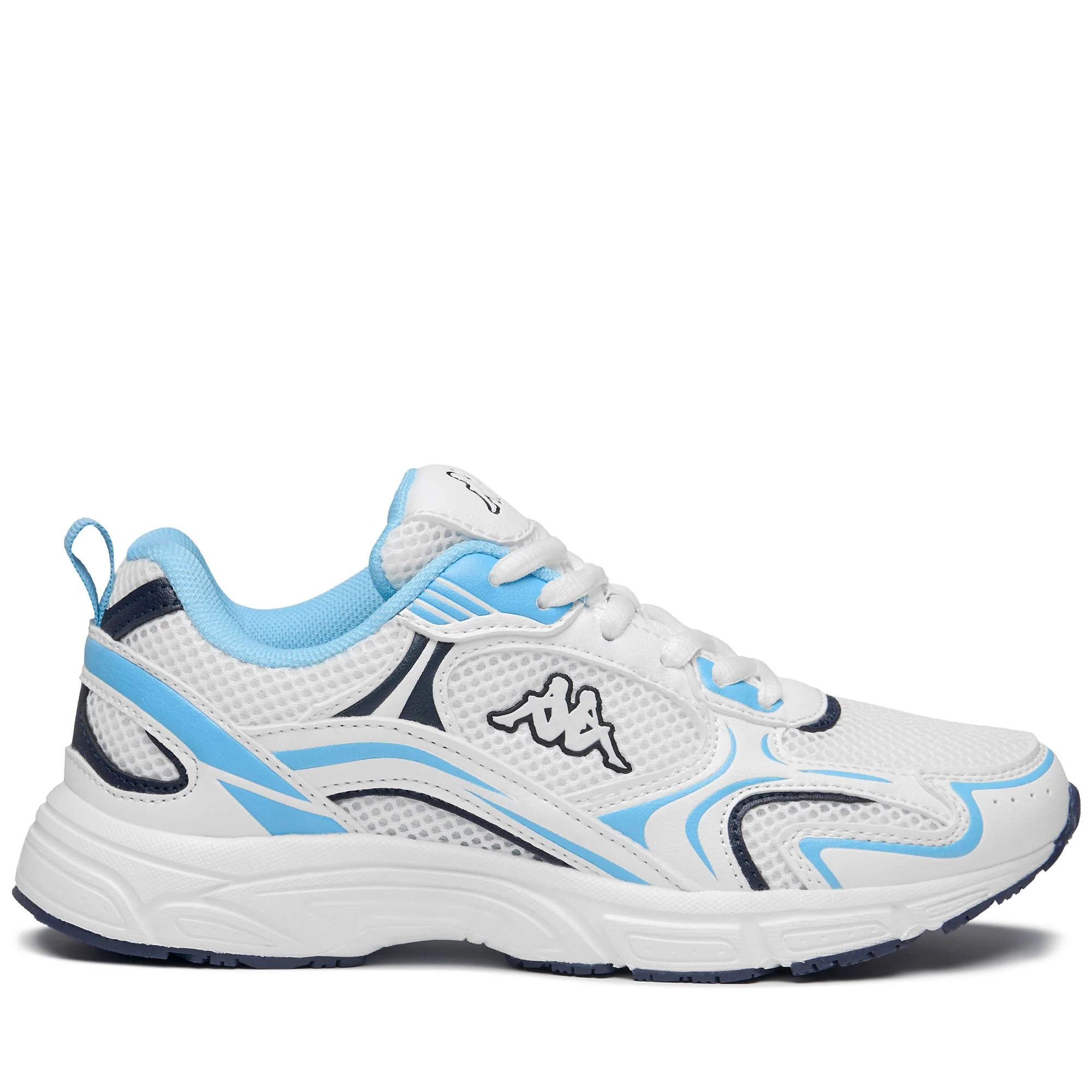 LOGO  MYGIDO - Sneakers - Low Cut - Unisex - WHITE-AZURE CELESTE-BLUE MARINE - Image 3