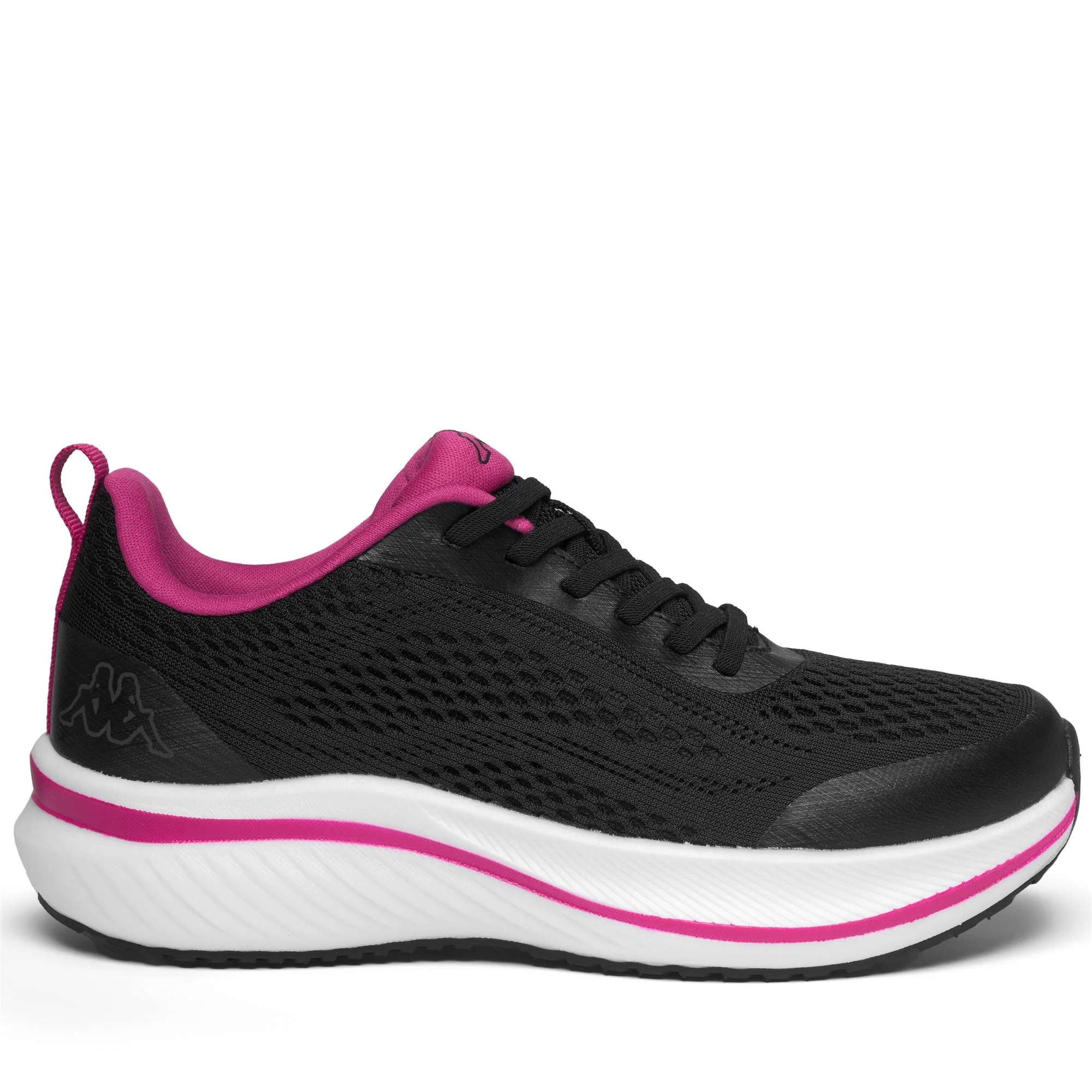 LOGO  MALKWEEN - Sneakers - Low Cut - Woman - Black-Fuchsia Bright Rose - Image 2