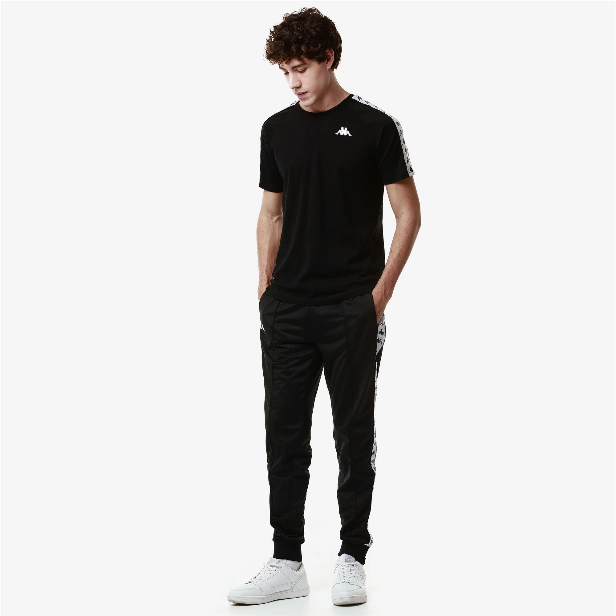 222 BANDA COEN SLIM - T-ShirtsTop - T-Shirt - Man - BLACK-WHITE - Image 4