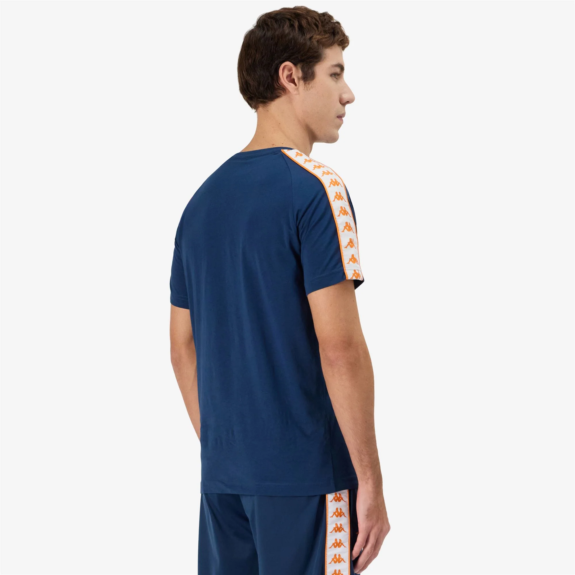 222 BANDA COEN SLIM - T-ShirtsTop - T-Shirt - Man - BLUE DK-ORANGE - Image 6