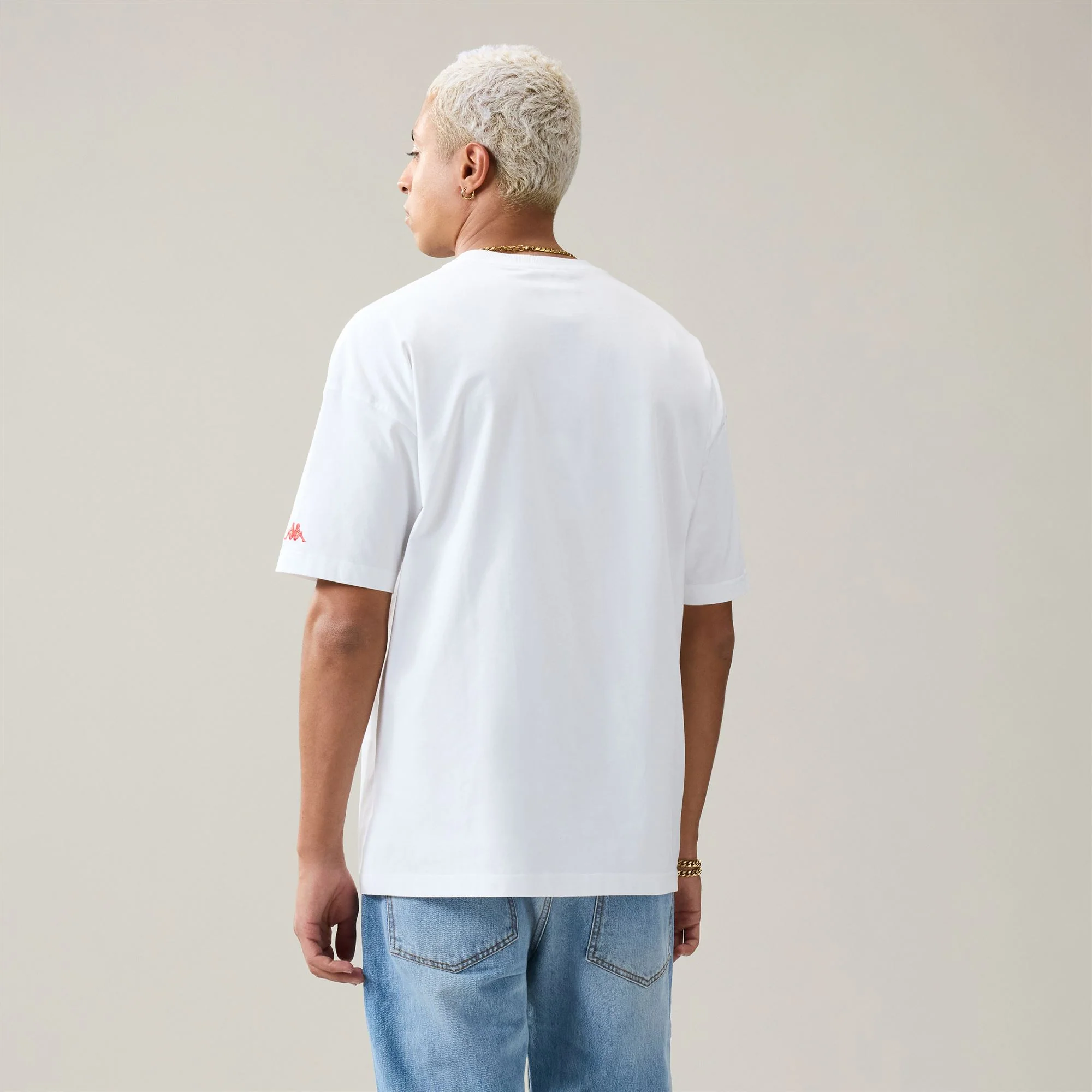 AUTHENTIC  SAUREN - T-Shirts & Top - T-Shirt - Man - White-Red Md Coral - Image 5