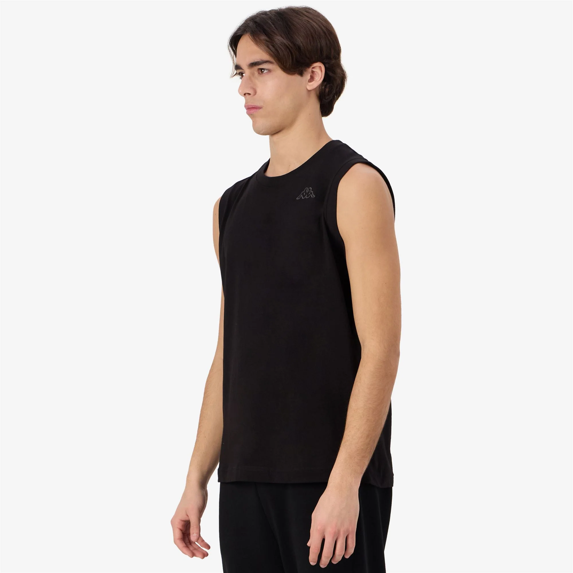 LOGO   KORPO CADWAL - T-ShirtsTop - T-Shirt - Man - BLACK-BLACK GREYISH - Image 5