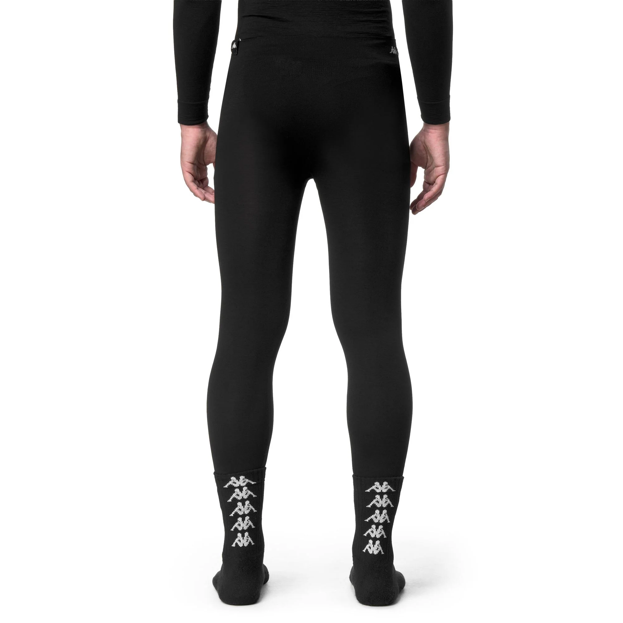 SKIN LEGWOOL - Underpants - Long - Unisex - Black-Black - Image 6